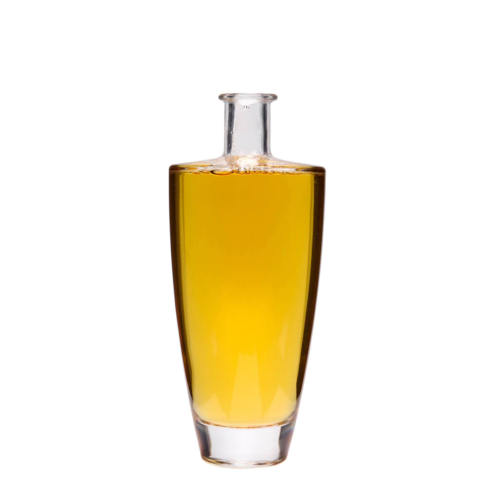 Garrafa de vidro de 500 ml 'Vanessa', oval, boca: cortiça Garrafa de vidro de 500 ml 'Vanessa', oval, boca: cortiça
