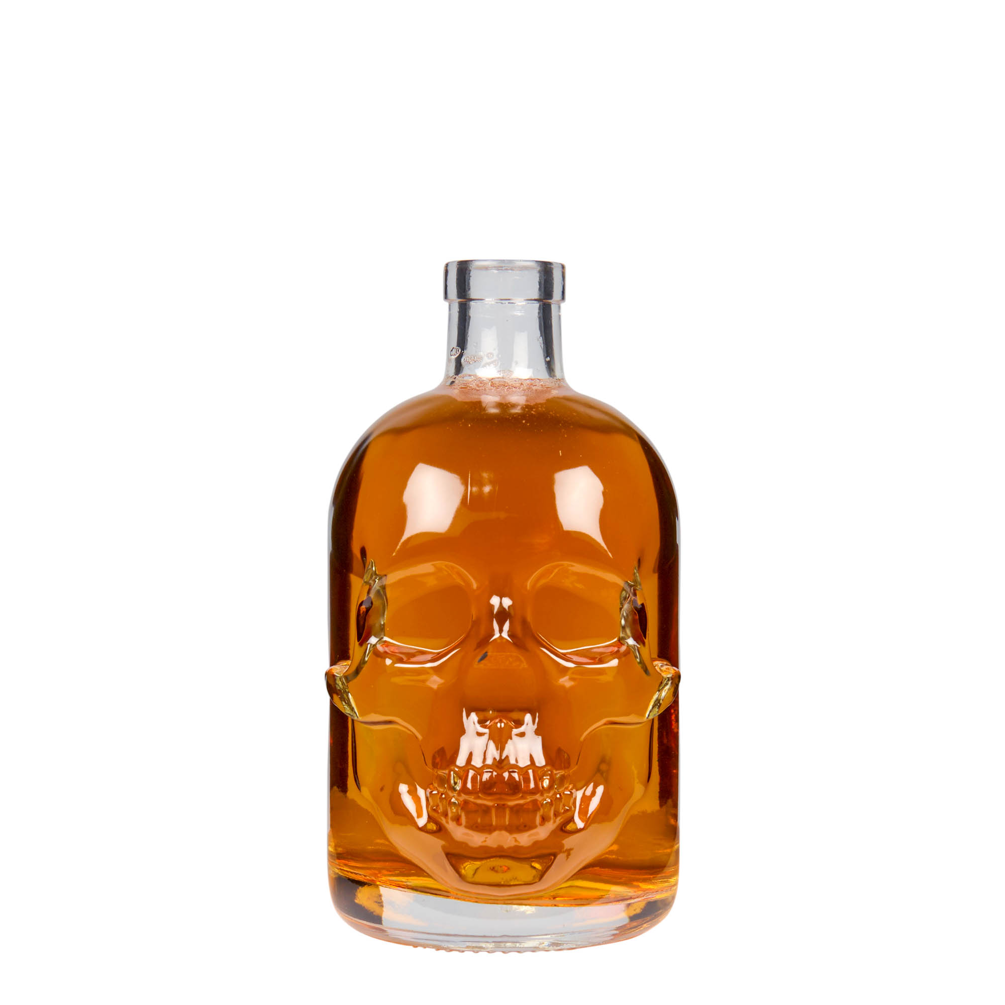 Garrafa de vidro de 500 ml 'Caveira', Boca: Cortiça Garrafa de vidro de 500 ml 'Caveira', Boca: Cortiça