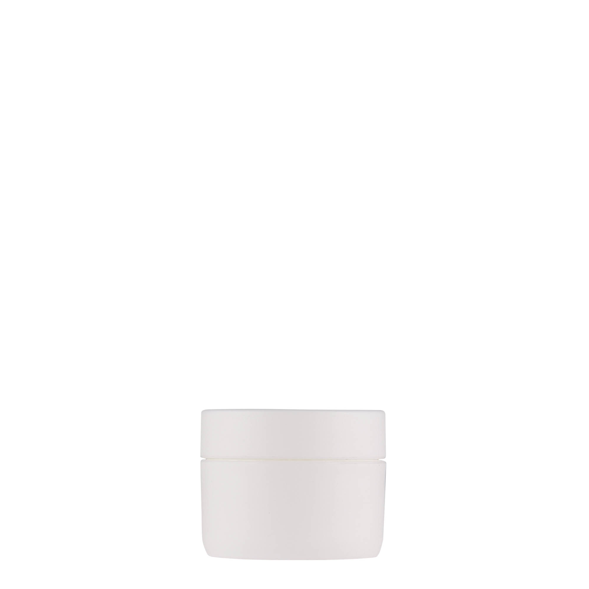 10 ml frasco de plástico 'Antonella', PP, branco, boca: tampa de rosca