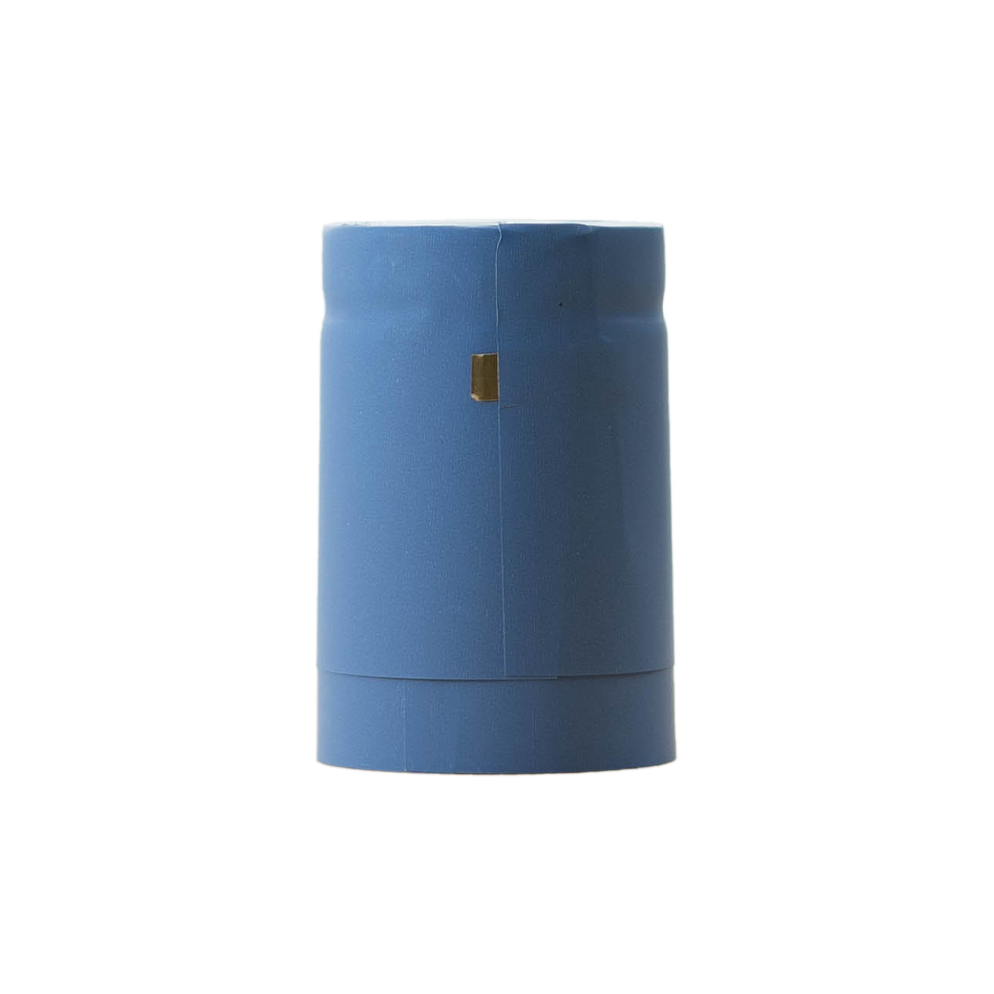 Cápsula termo-retráctil 32x41, plástico PVC, azul celeste Cápsula termo-retráctil 32x41, plástico PVC, azul celeste