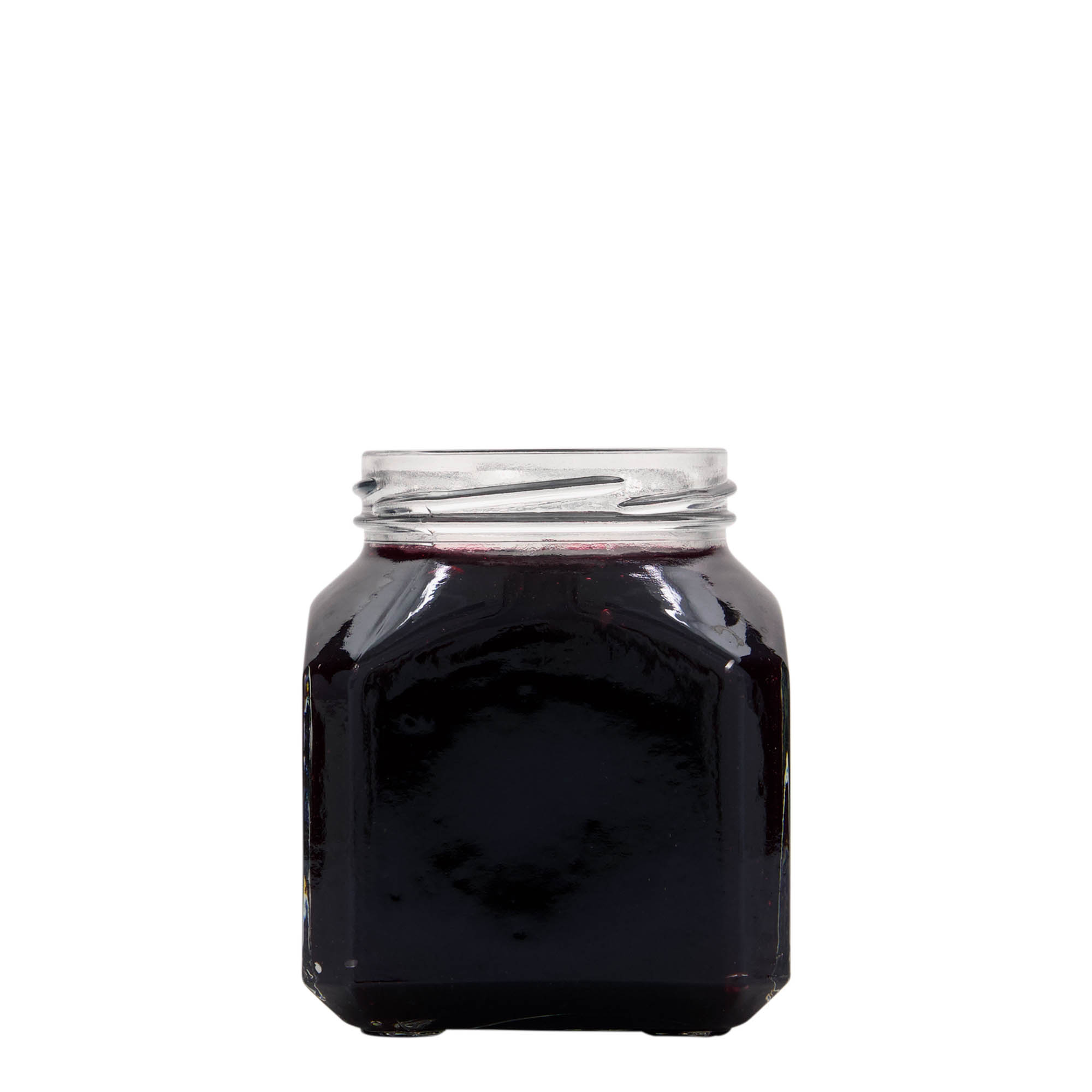 314 ml Frasco quadrado 'Milão', Boca: Twist-Off (TO 63)