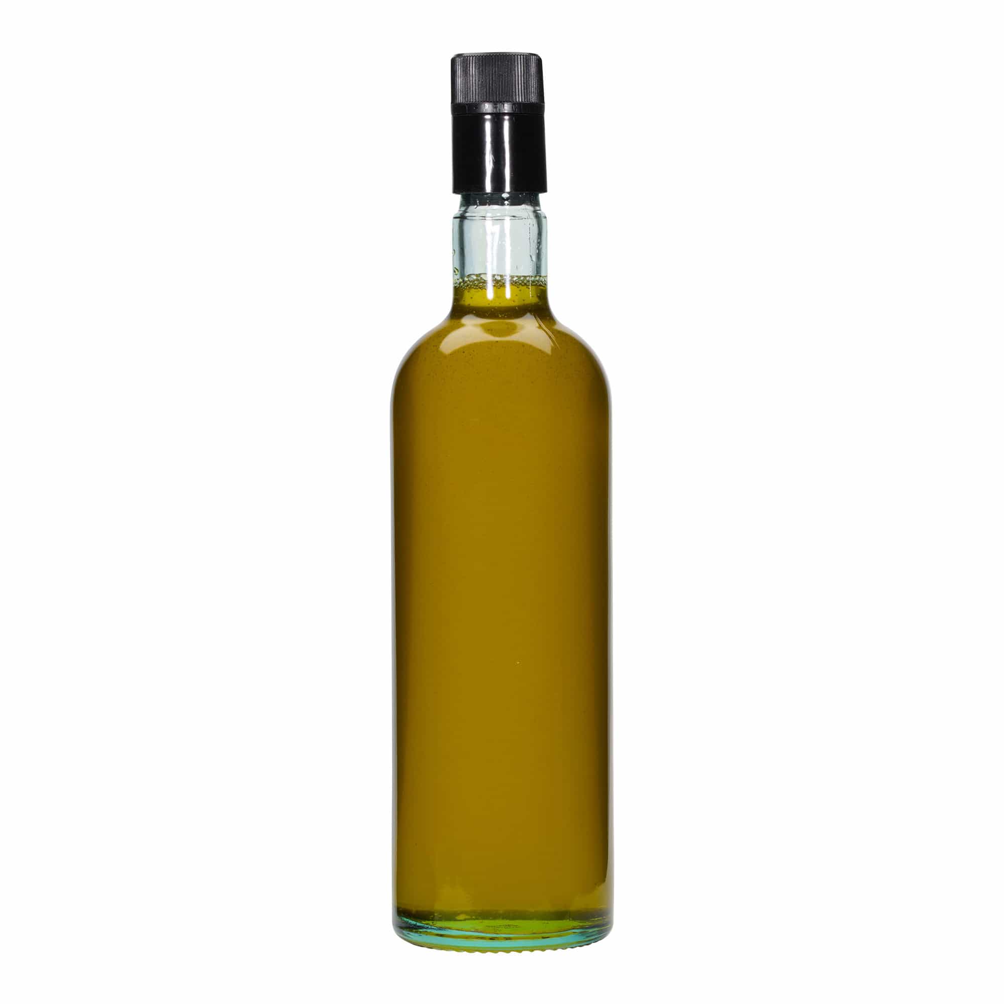 Garrafa de vinagre/azeite 'Willy New' 750 ml, vidro, verde claro, bocal: DOP