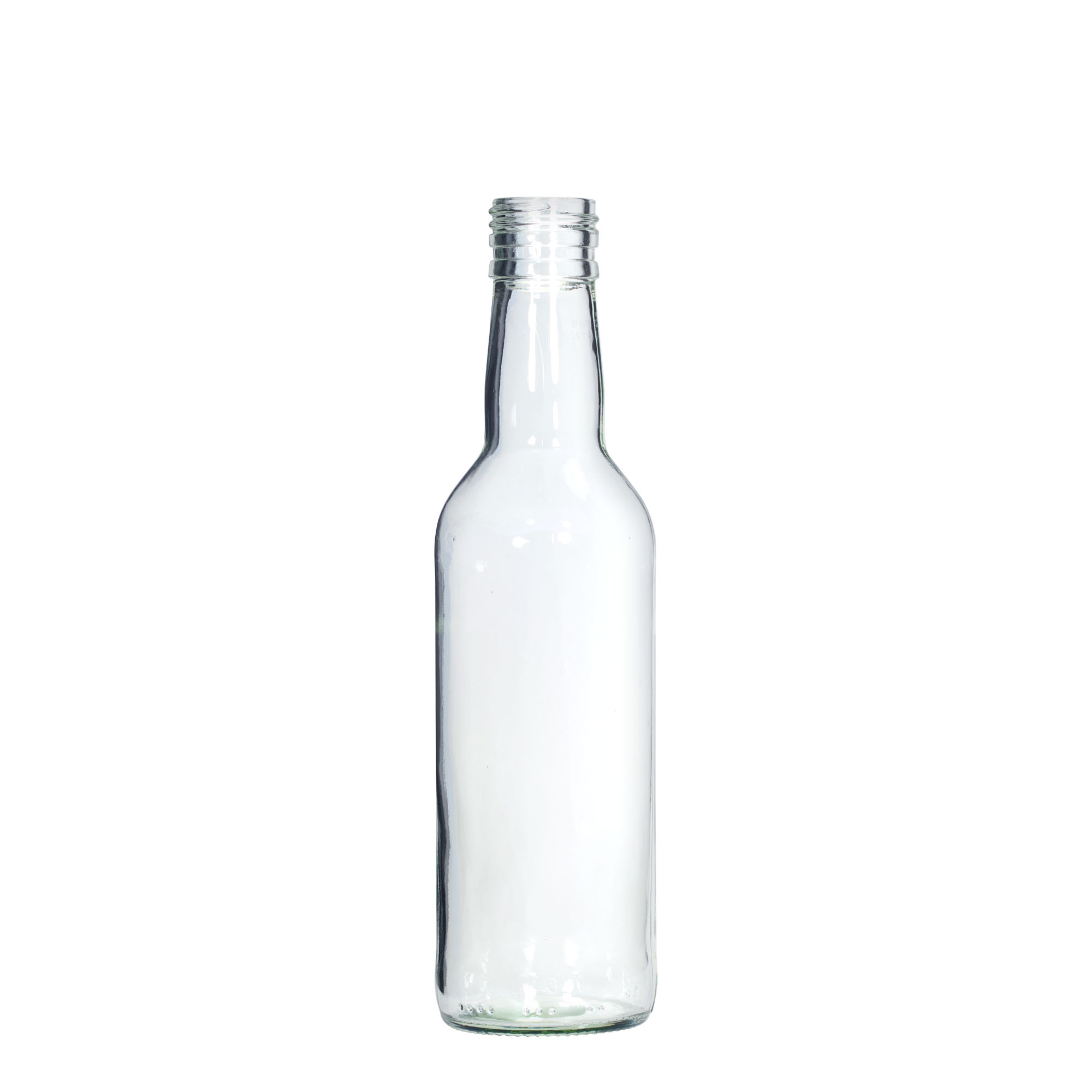 Frasco universal 350 ml, vidro, boca: PP 31,5