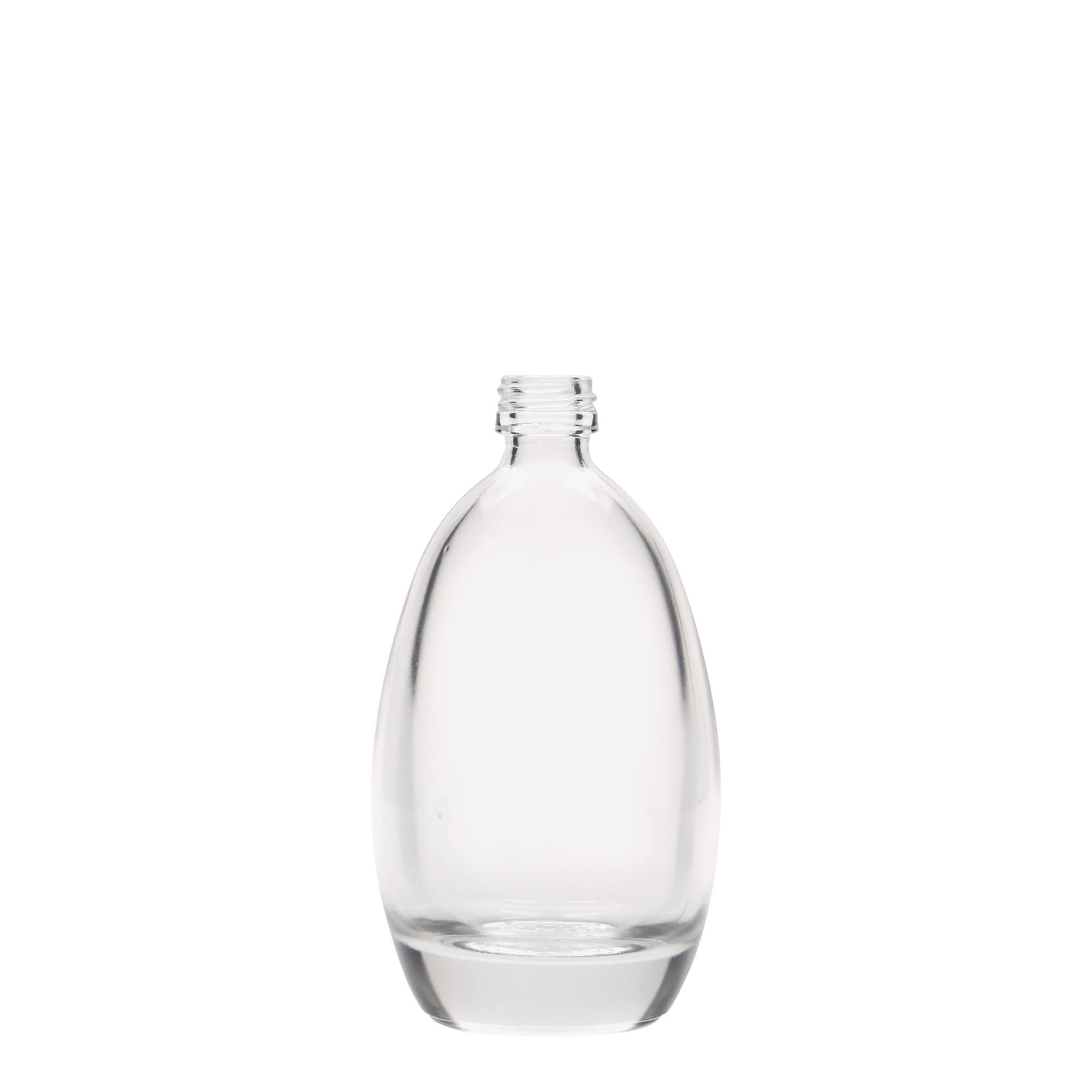 Frasco de vidro de 100 ml 'Ovo', boca: PP 18 Frasco de vidro de 100 ml 'Ovo', boca: PP 18