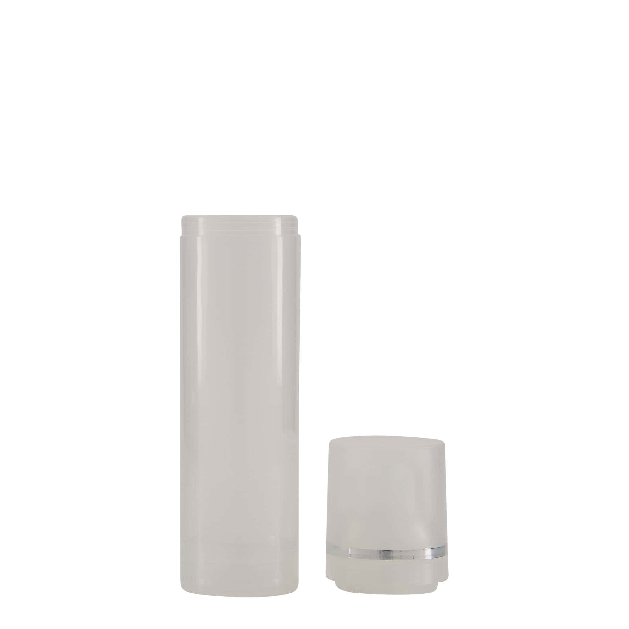 Dispensador Airless de 75 ml 'Mezzo', plástico PP, natural