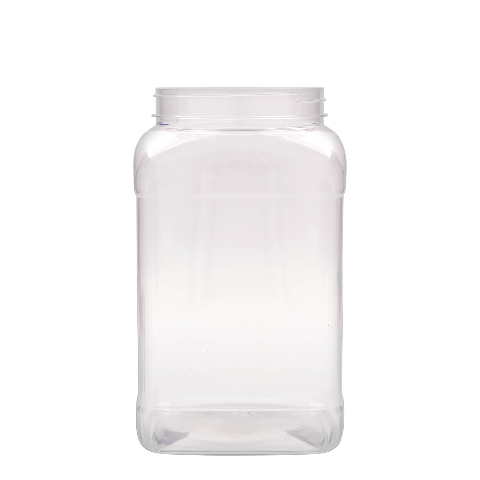 3.000 ml Frasco PET 'Dana', quadrado, plástico, bocal: 110/400