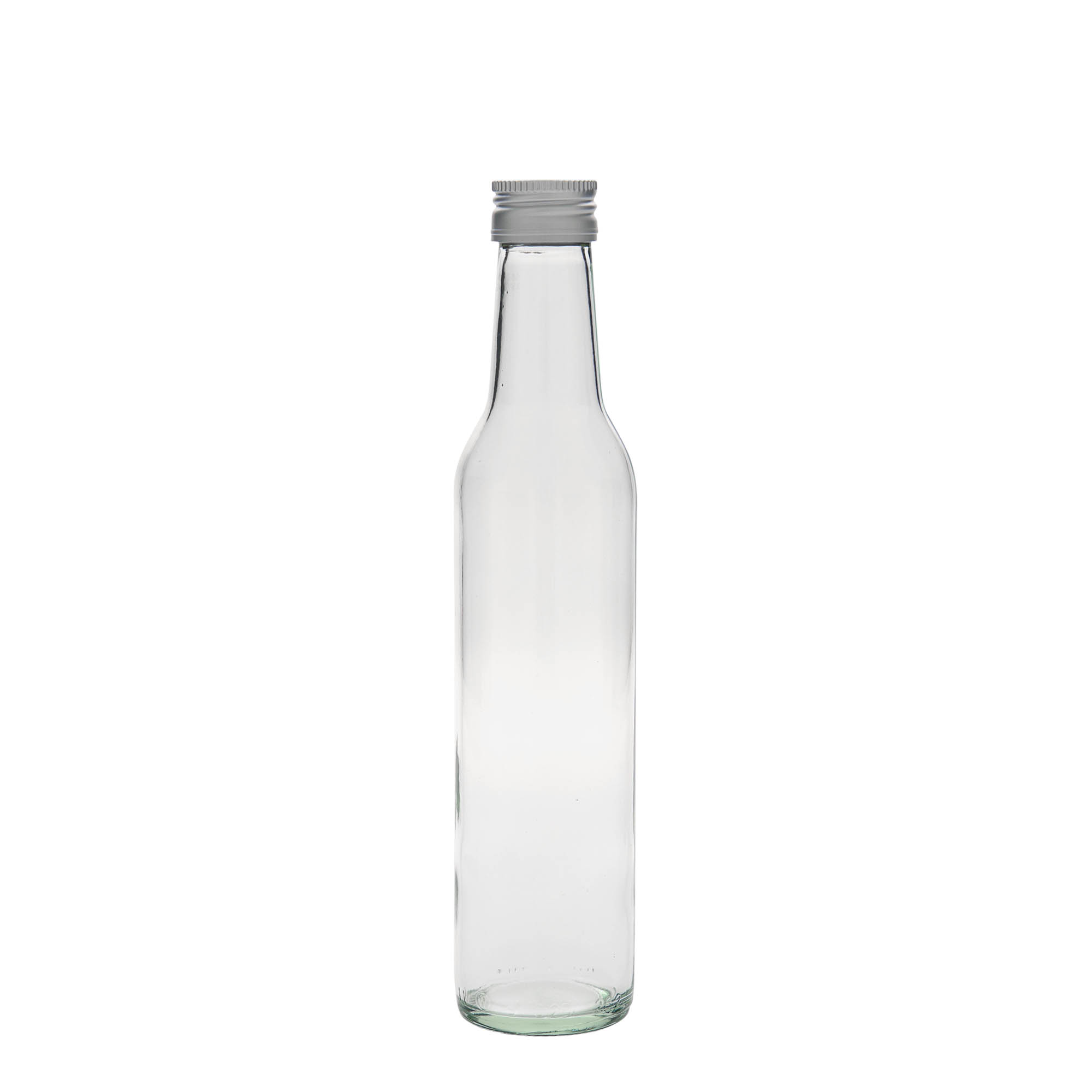 Frasco de vidro de 250 ml 'Cilíndrico', boca: PP 28 Frasco de vidro de 250 ml 'Cilíndrico', boca: PP 28