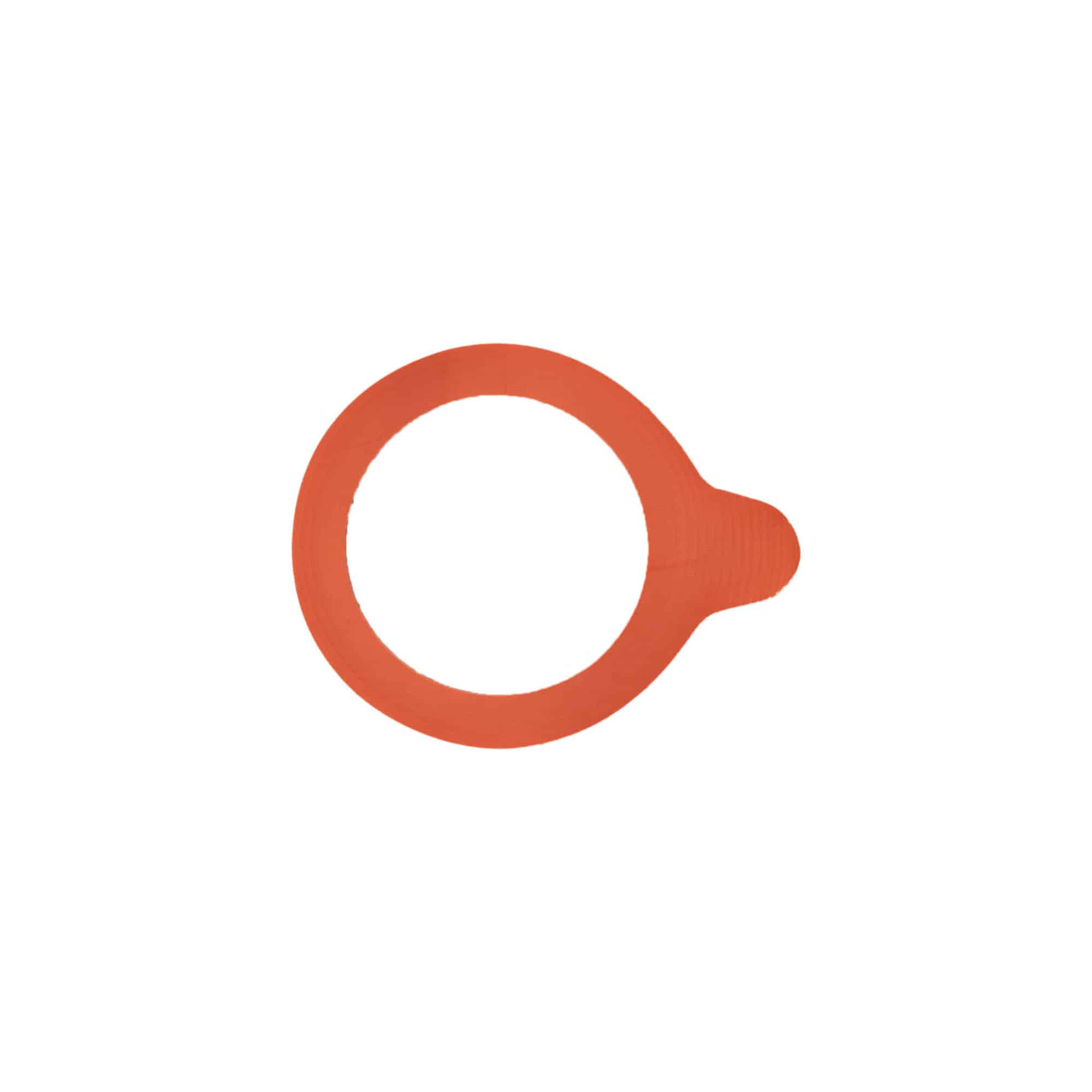 Anel de conserva WECK RR40, vermelho, boca: borda redonda