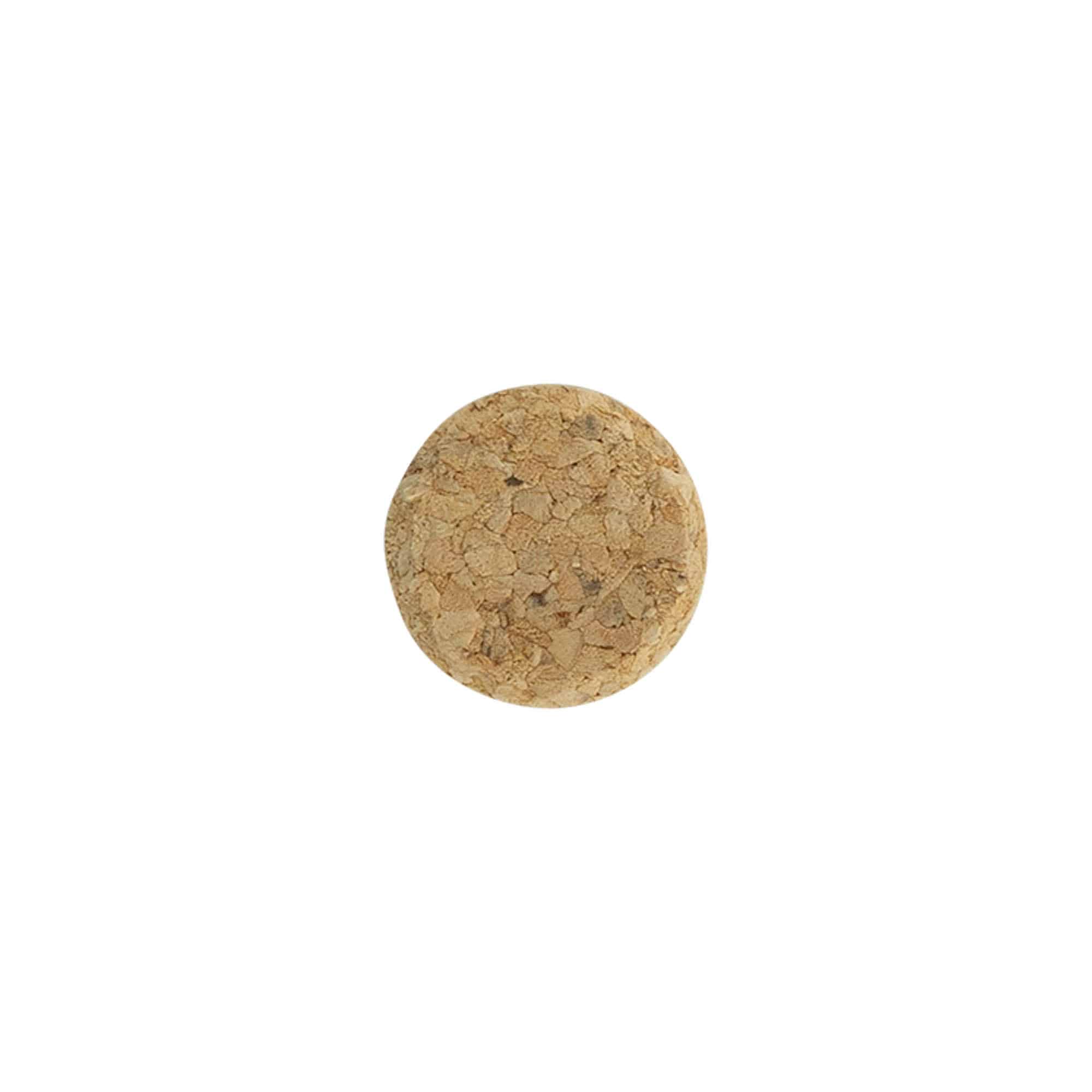 Rolha de vinho 22,5 mm, rolha prensada, bege, para gargalo: rolha Rolha de vinho 22,5 mm, rolha prensada, bege, para gargalo: rolha