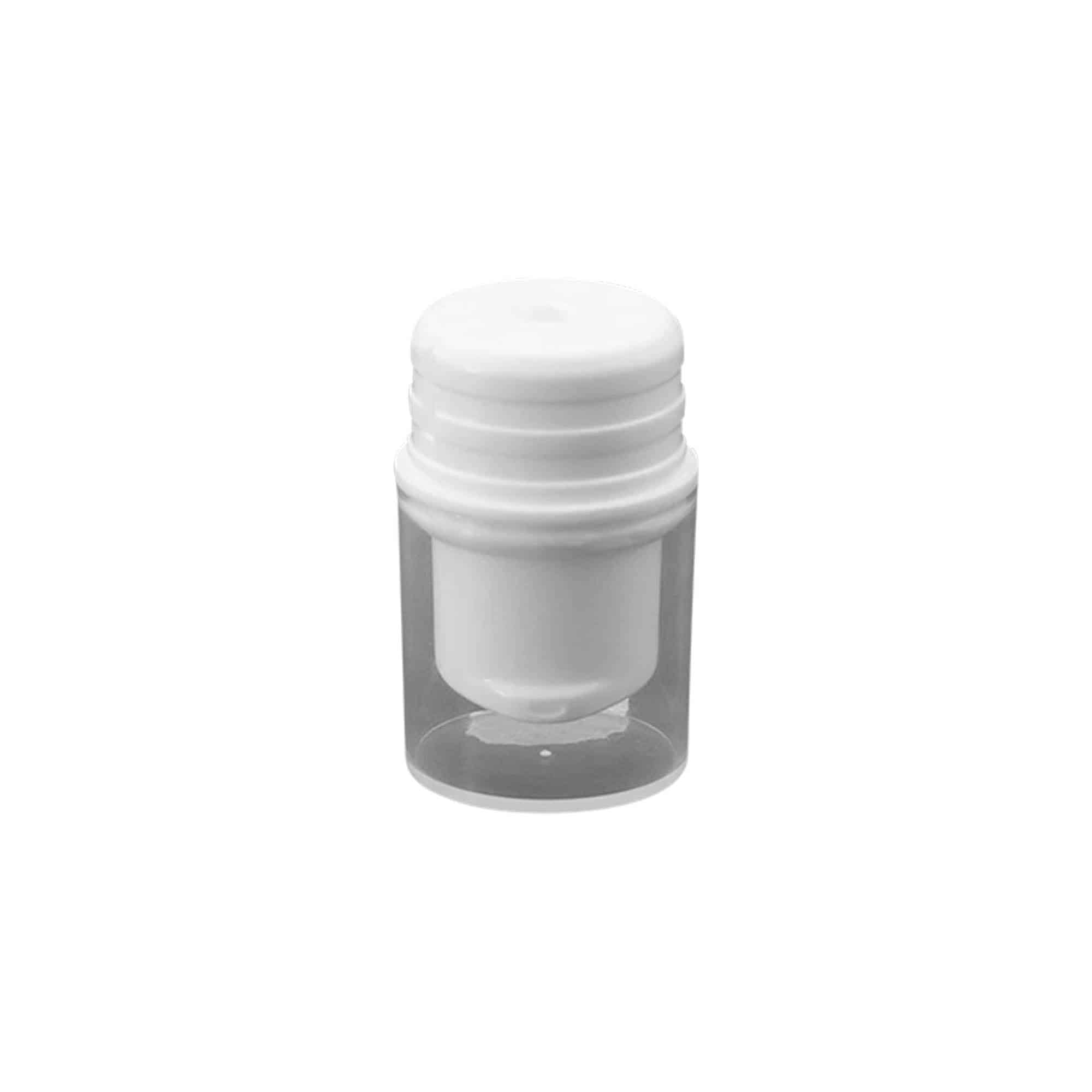 Cabeça de bomba dispensadora airless 'Nano', plástico PP, branco Cabeça de bomba dispensadora airless 'Nano', plástico PP, branco