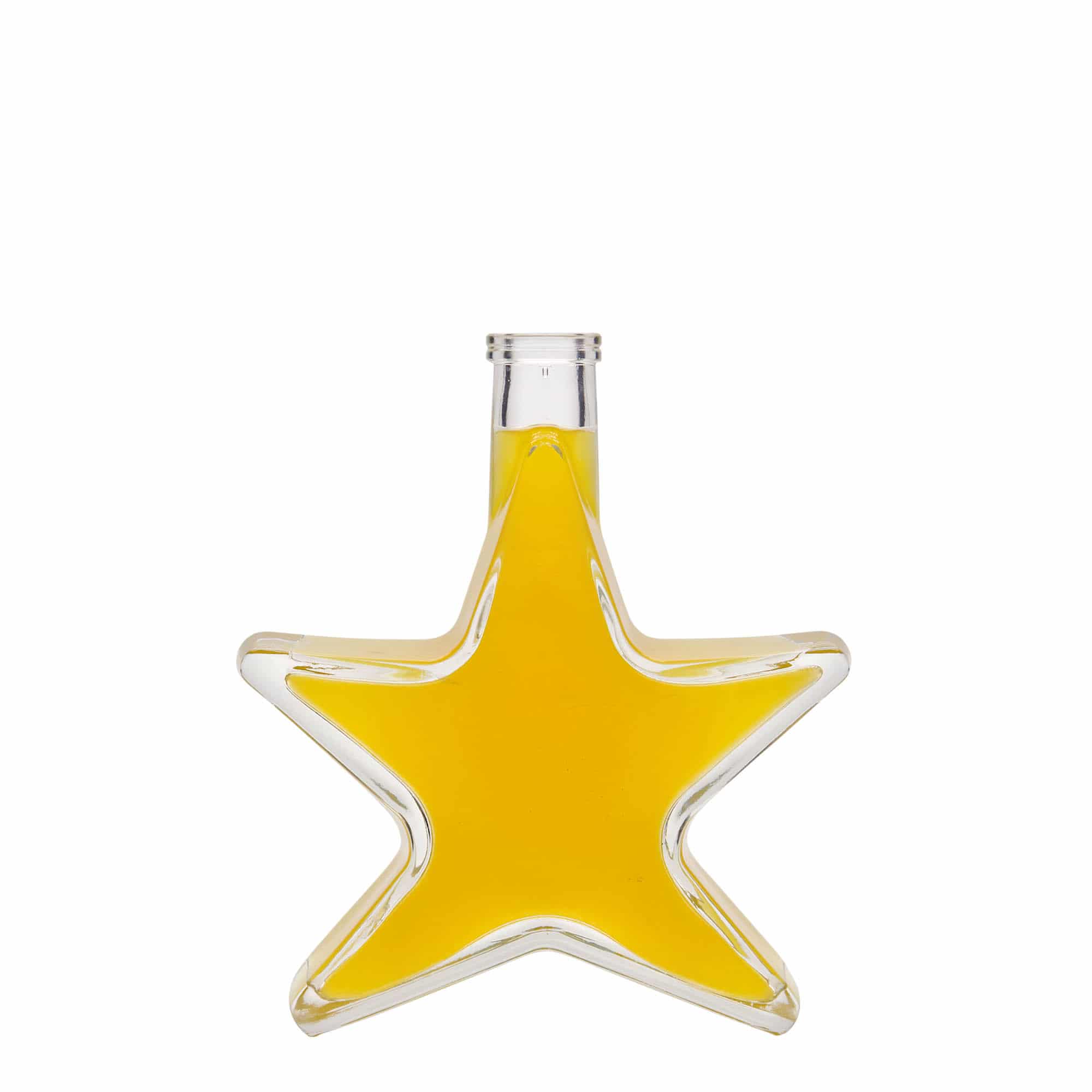 Garrafa de vidro de 200 ml 'Estrela', boca: cortiça
