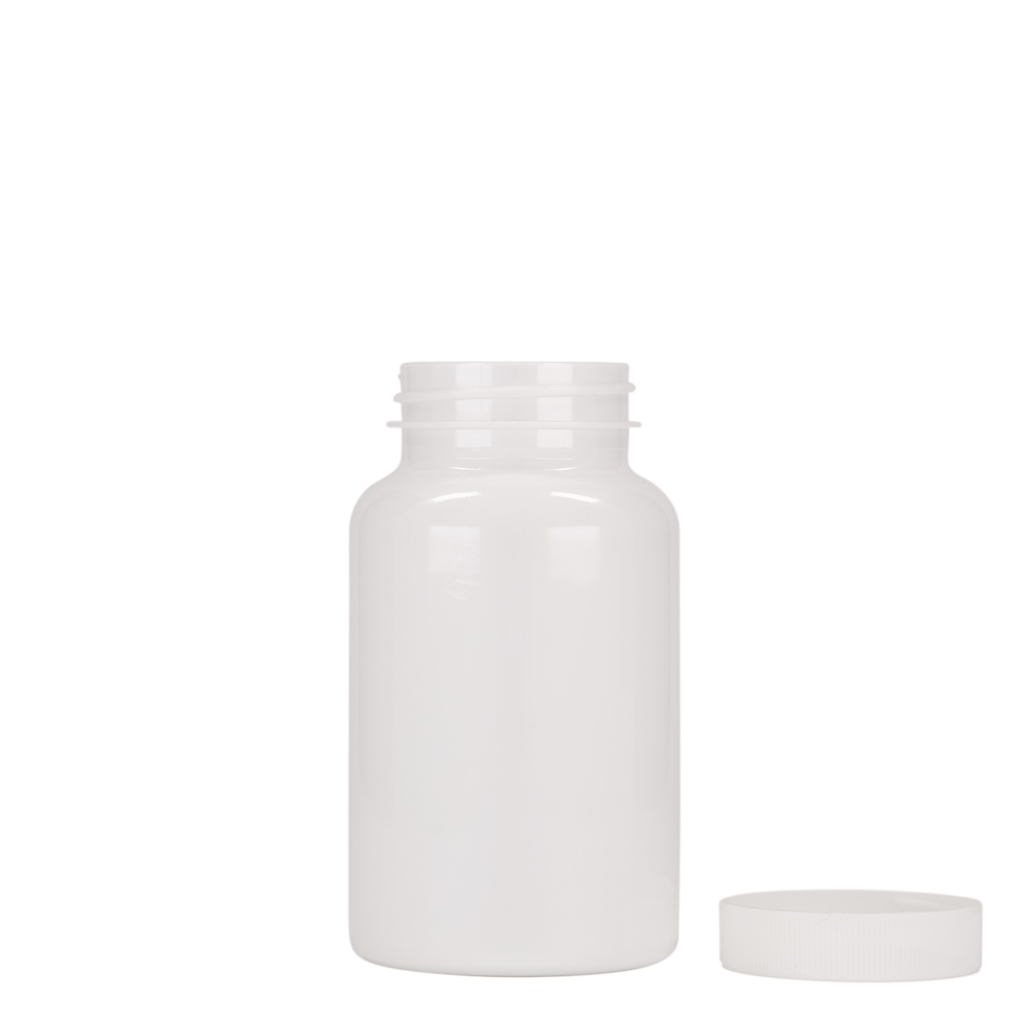 200 ml PET-frasco, plástico, branco, boca: 45/400 200 ml PET-frasco, plástico, branco, boca: 45/400