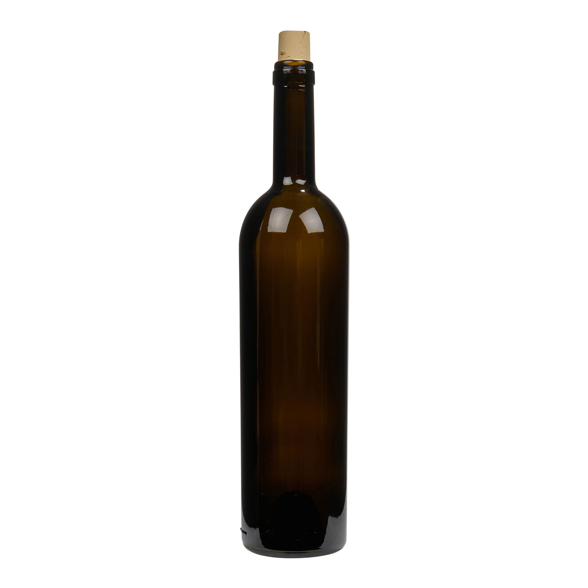 Garrafa de vinho de 750 ml 'Liberty', verde antigo, bocal: cortiça