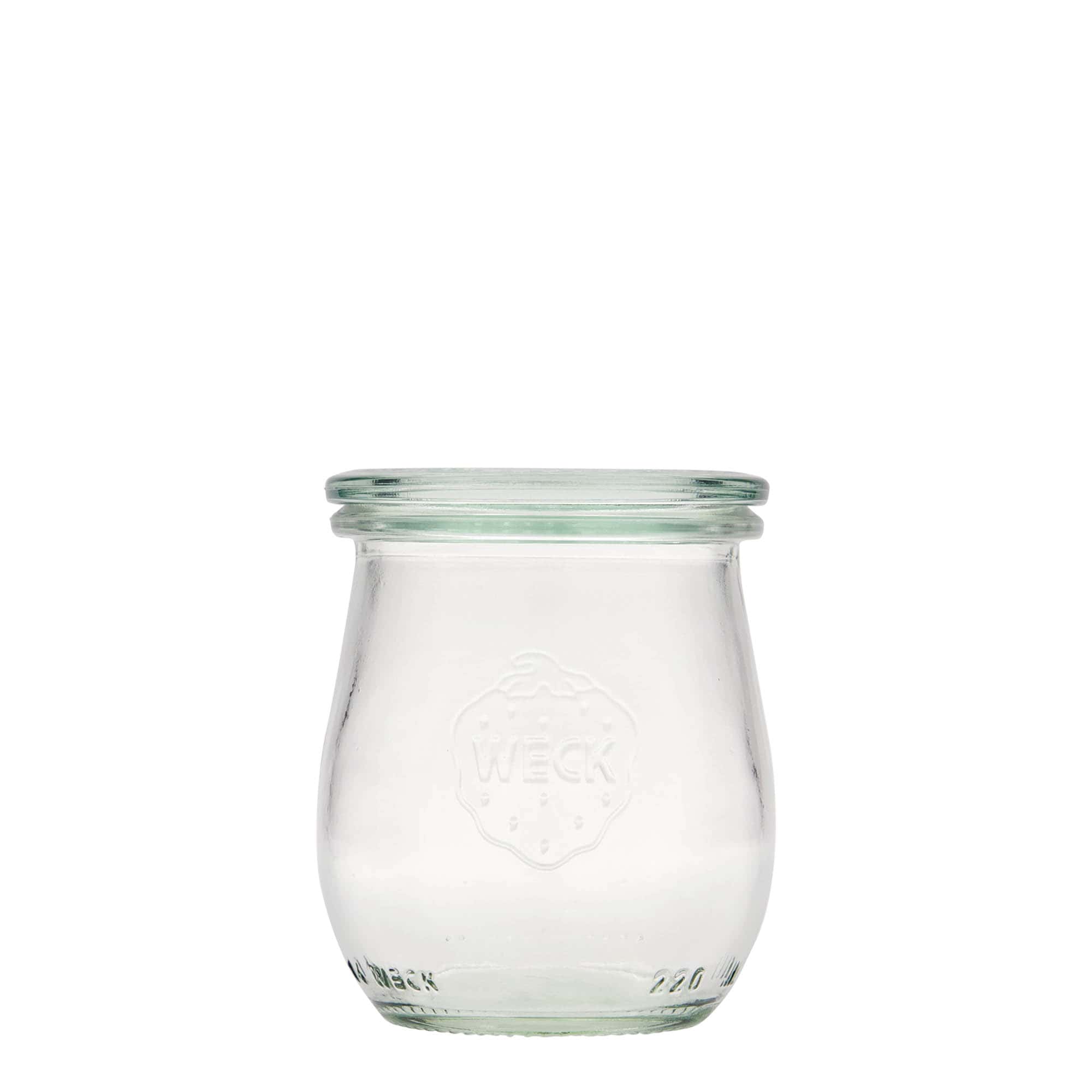 220 ml WECK-frasco de tulipa, Boca: Borda redonda