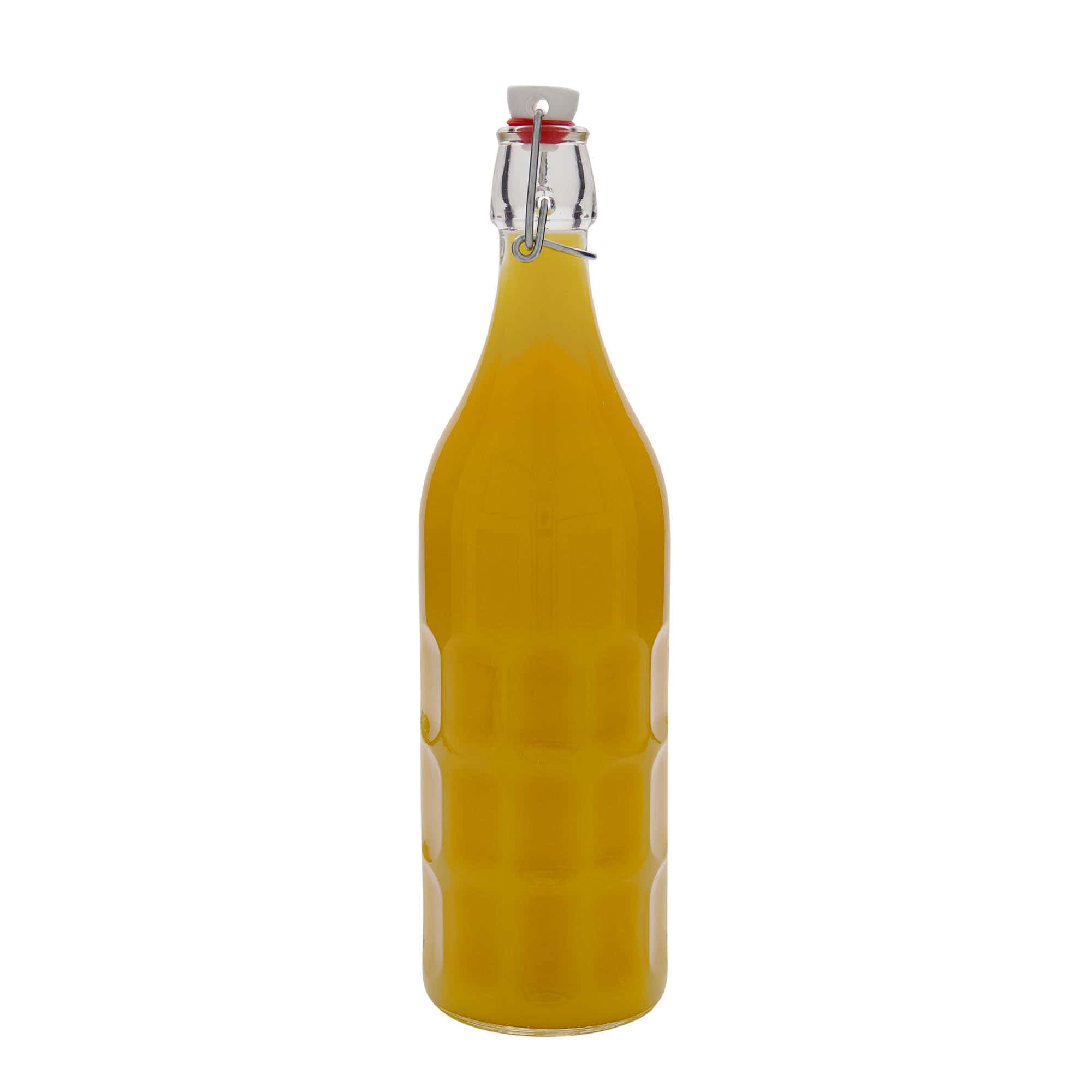 Garrafa de vidro Moresca 1.000 ml, boca: fecho de mola