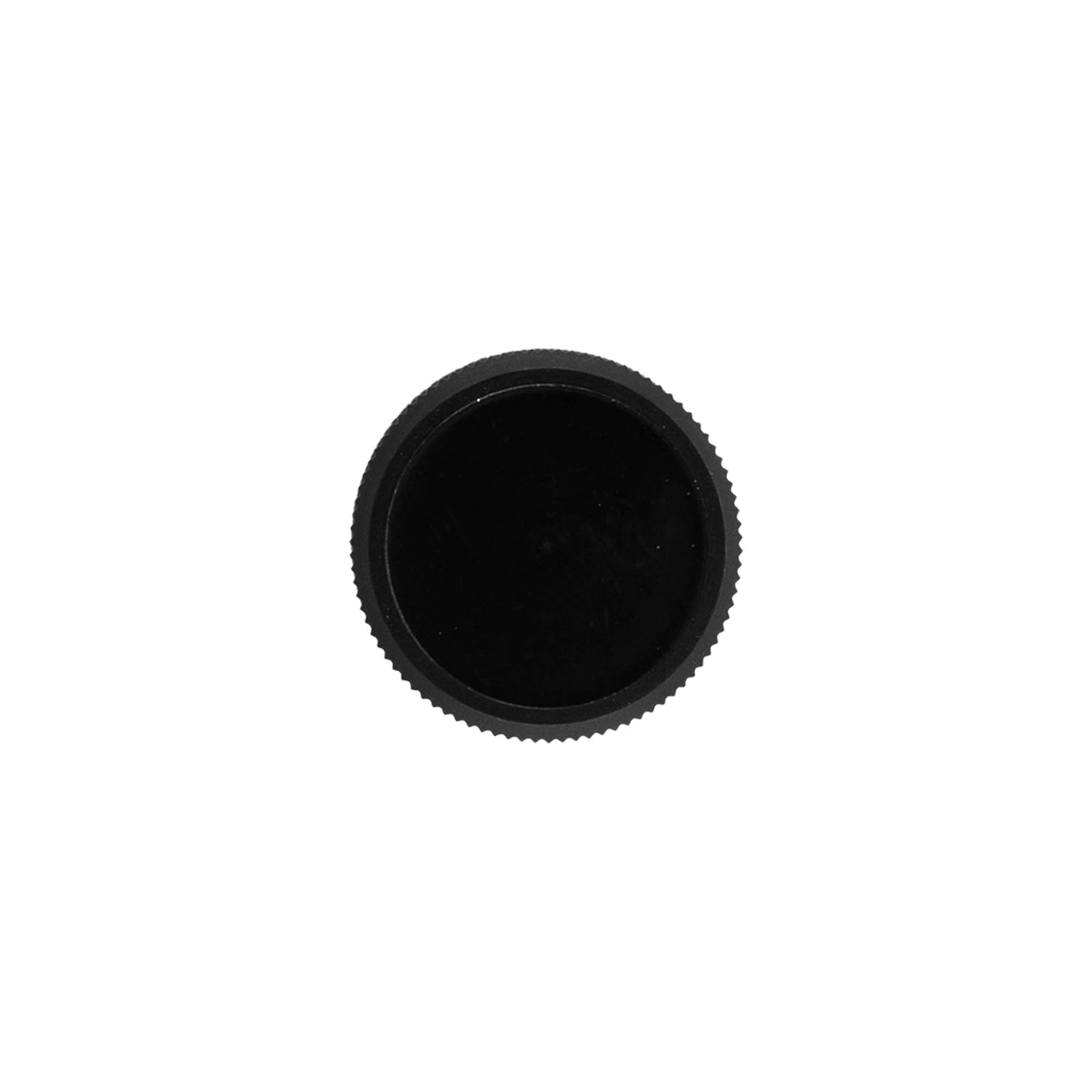 Fecho de originalidade DOP com bico vertedor, plástico PE, preto