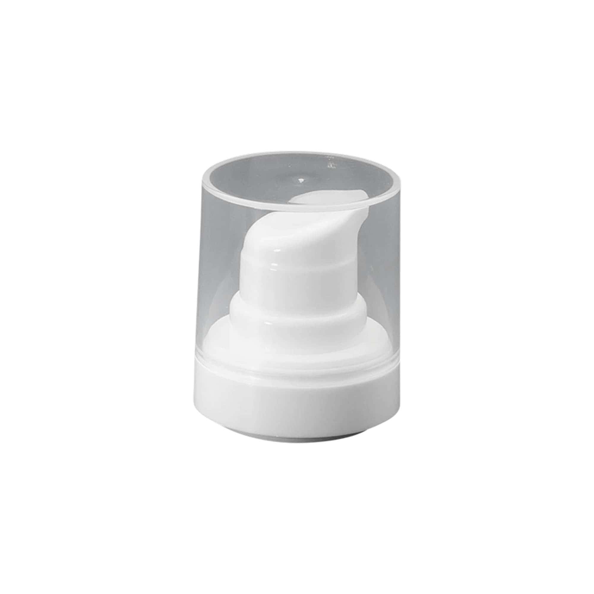 Cabeça de bomba dispensadora airless 'Micro', plástico PP, branco