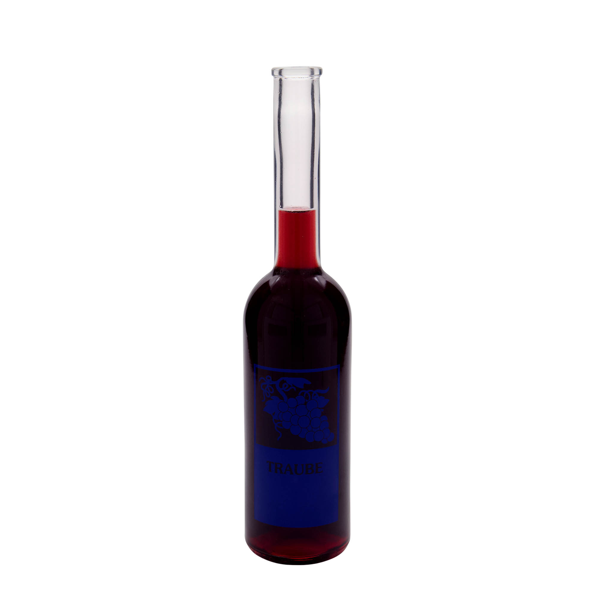 Garrafa de vidro de 500 ml 'Opera', motivo: uva, boca: cortiça