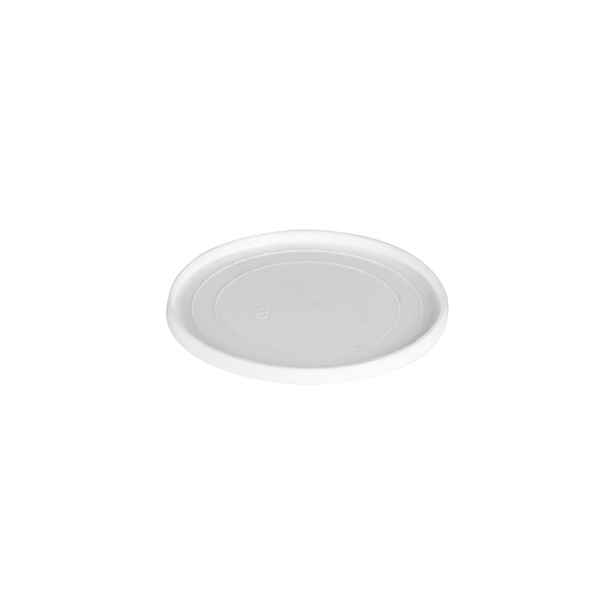 Disco de cobertura para 30 ml 'Bianca', plástico PP, branco