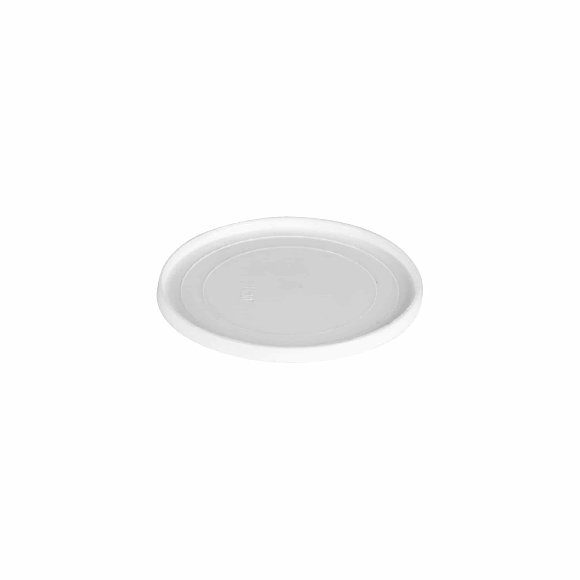 Disco de cobertura para 30 ml 'Bianca', plástico PP, branco