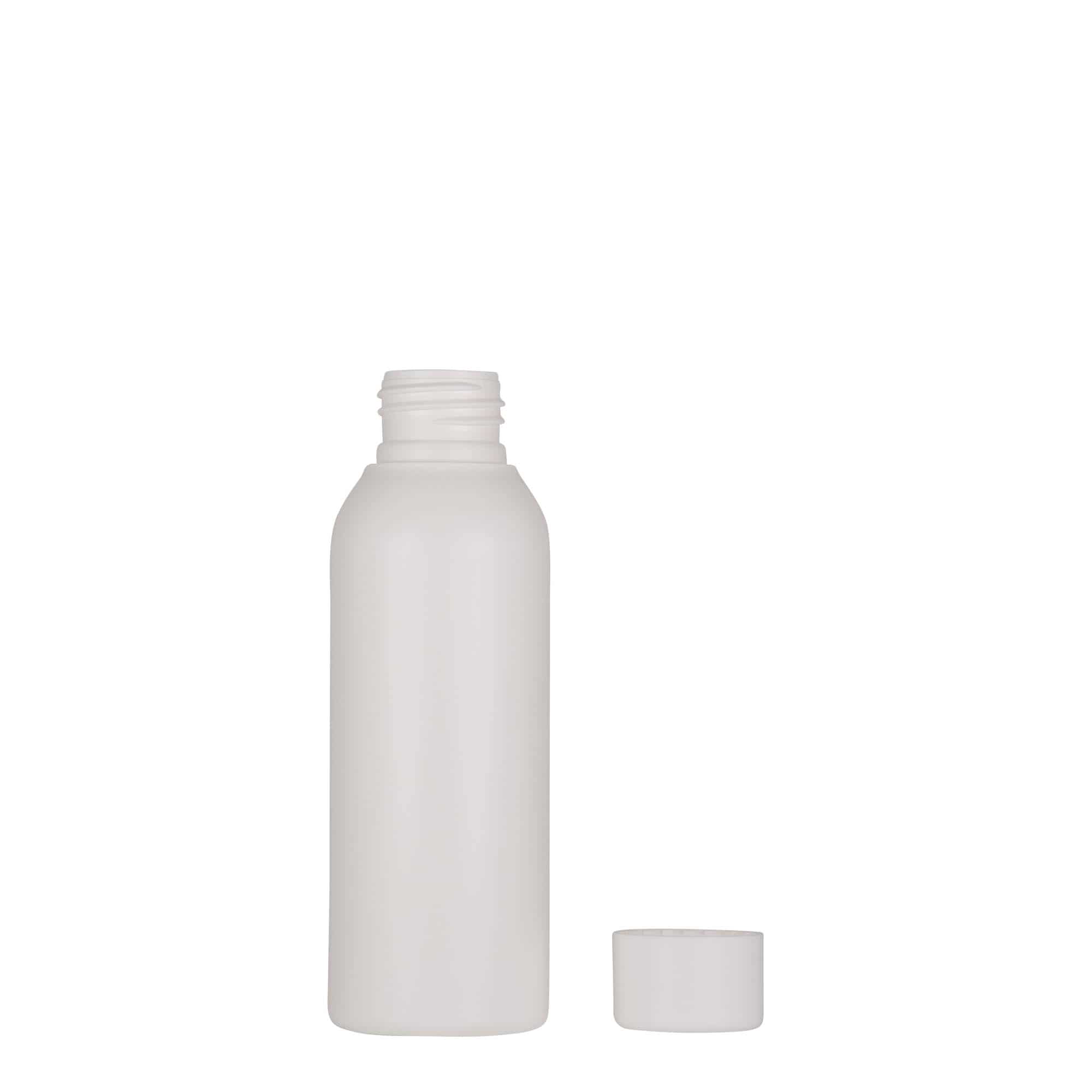100 ml Garrafa de plástico 'Tuffy', PEAD, branco, boca: 24/410