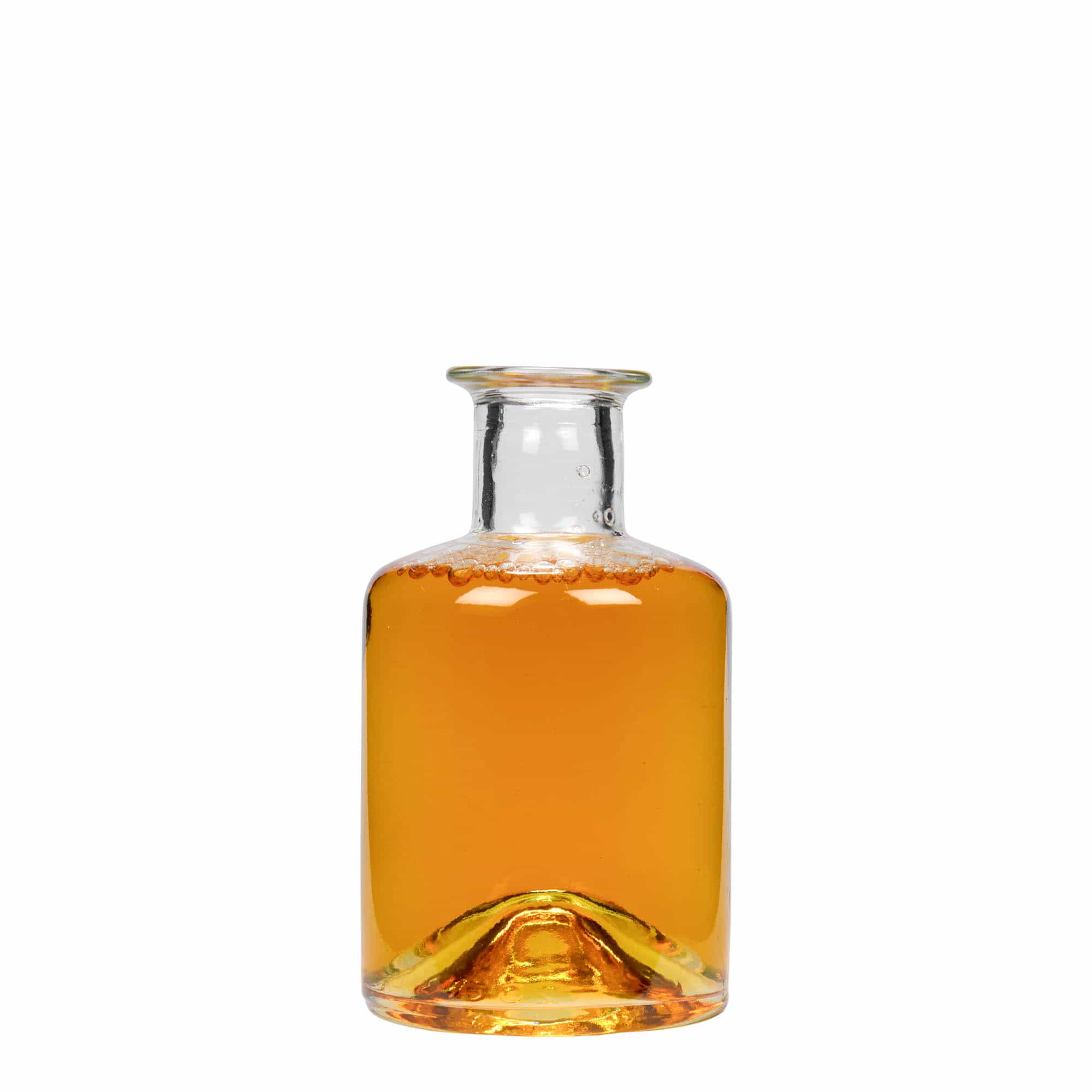 Frasco de vidro de 200 ml para farmacêutico, boca: cortiça