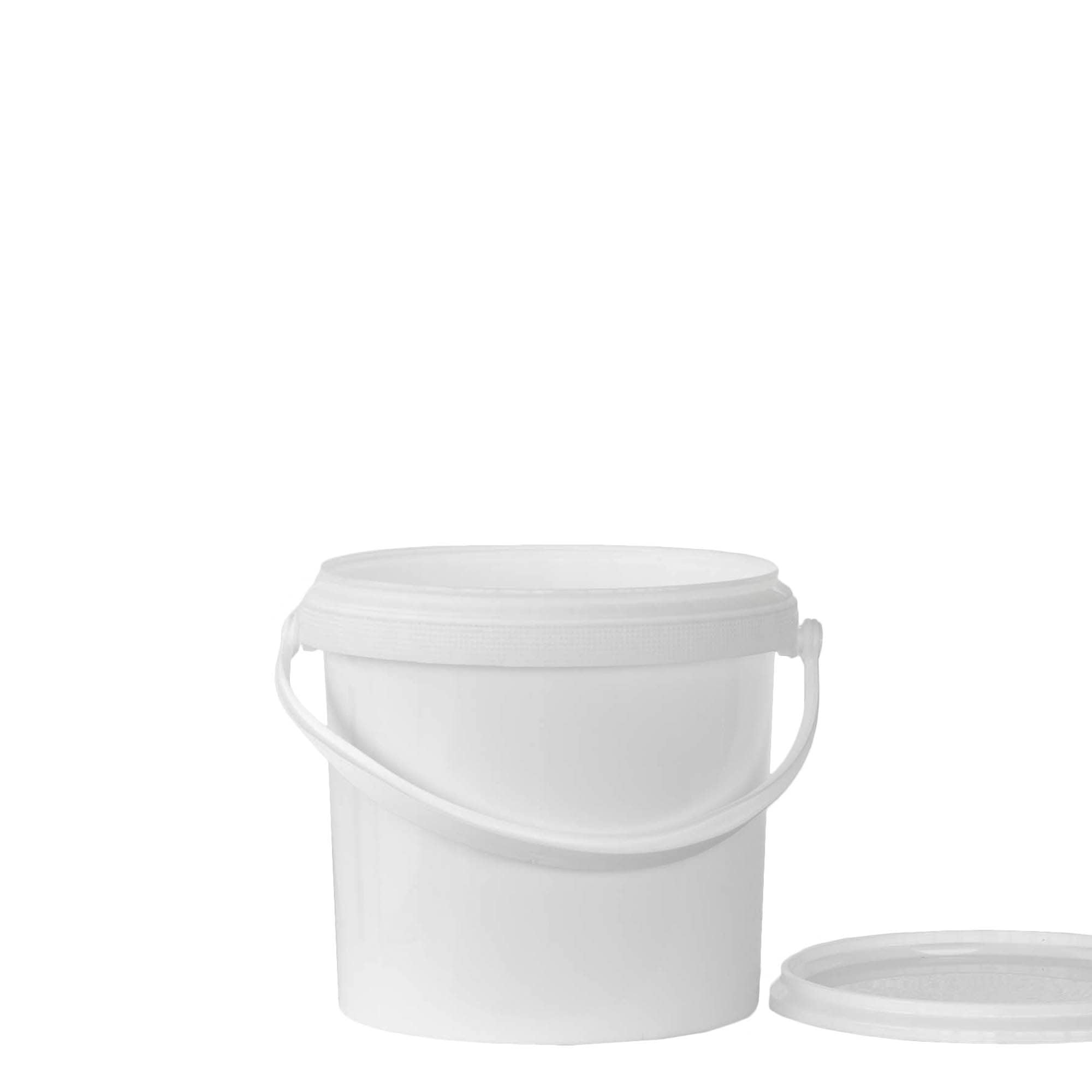 Balde de 2,5 l, plástico PP, branco