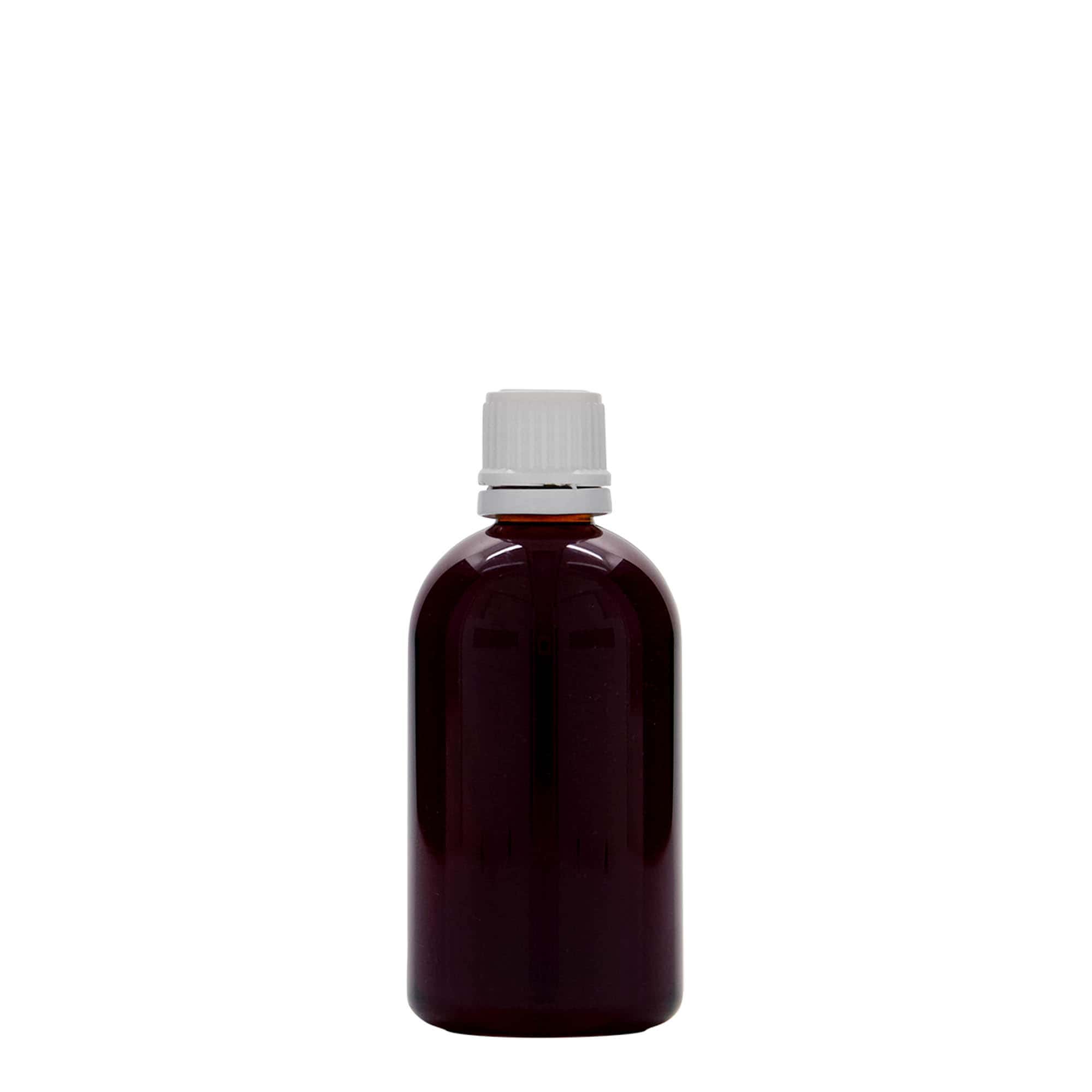 Frasco médico PET de 100 ml 'Easy Living', plástico, boca: DIN 18