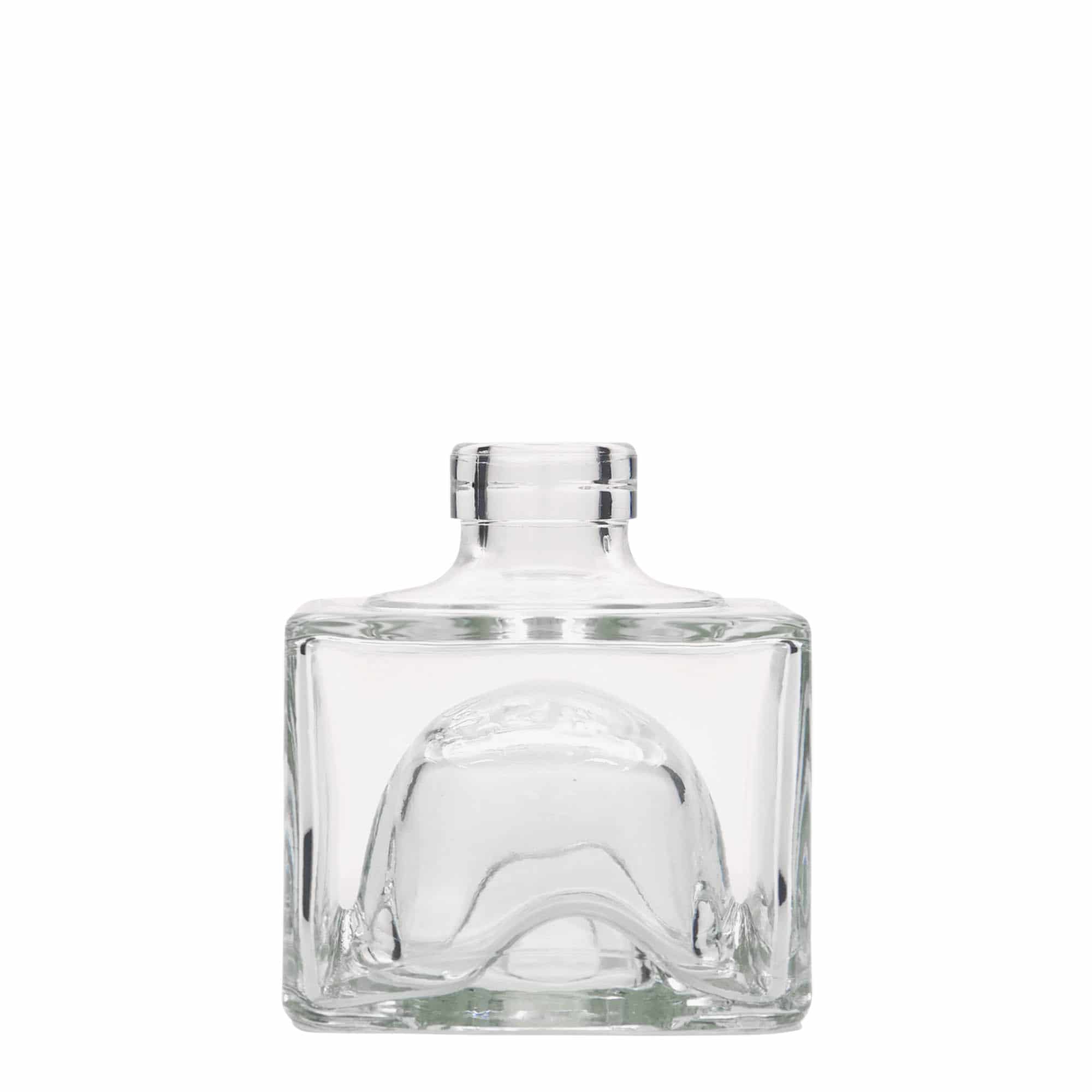 Garrafa de vidro de 200 ml 'Cocolores', quadrada, boca: cortiça Garrafa de vidro de 200 ml 'Cocolores', quadrada, boca: cortiça