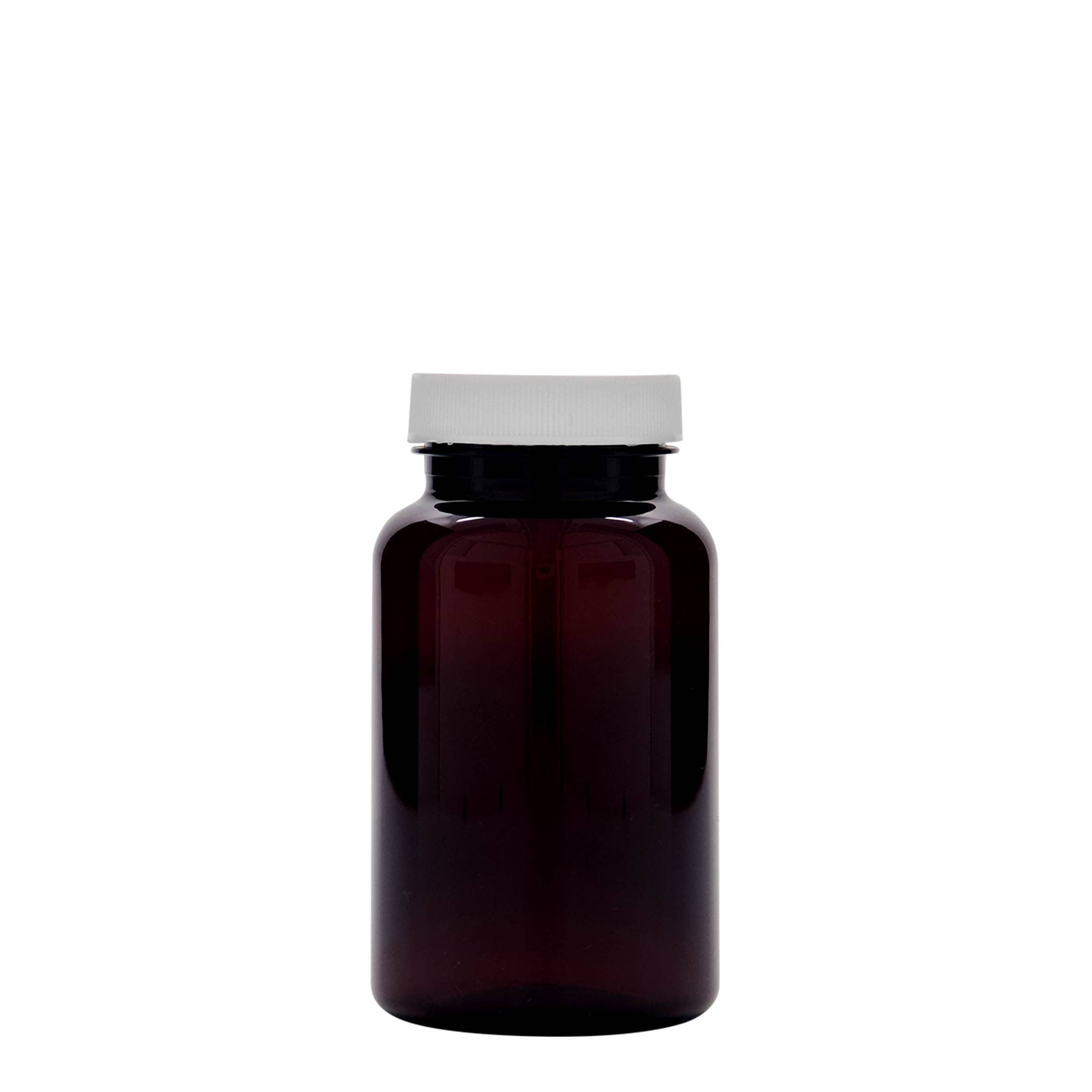 200 ml PET-frasco, plástico, castanho, bocal: 45/400