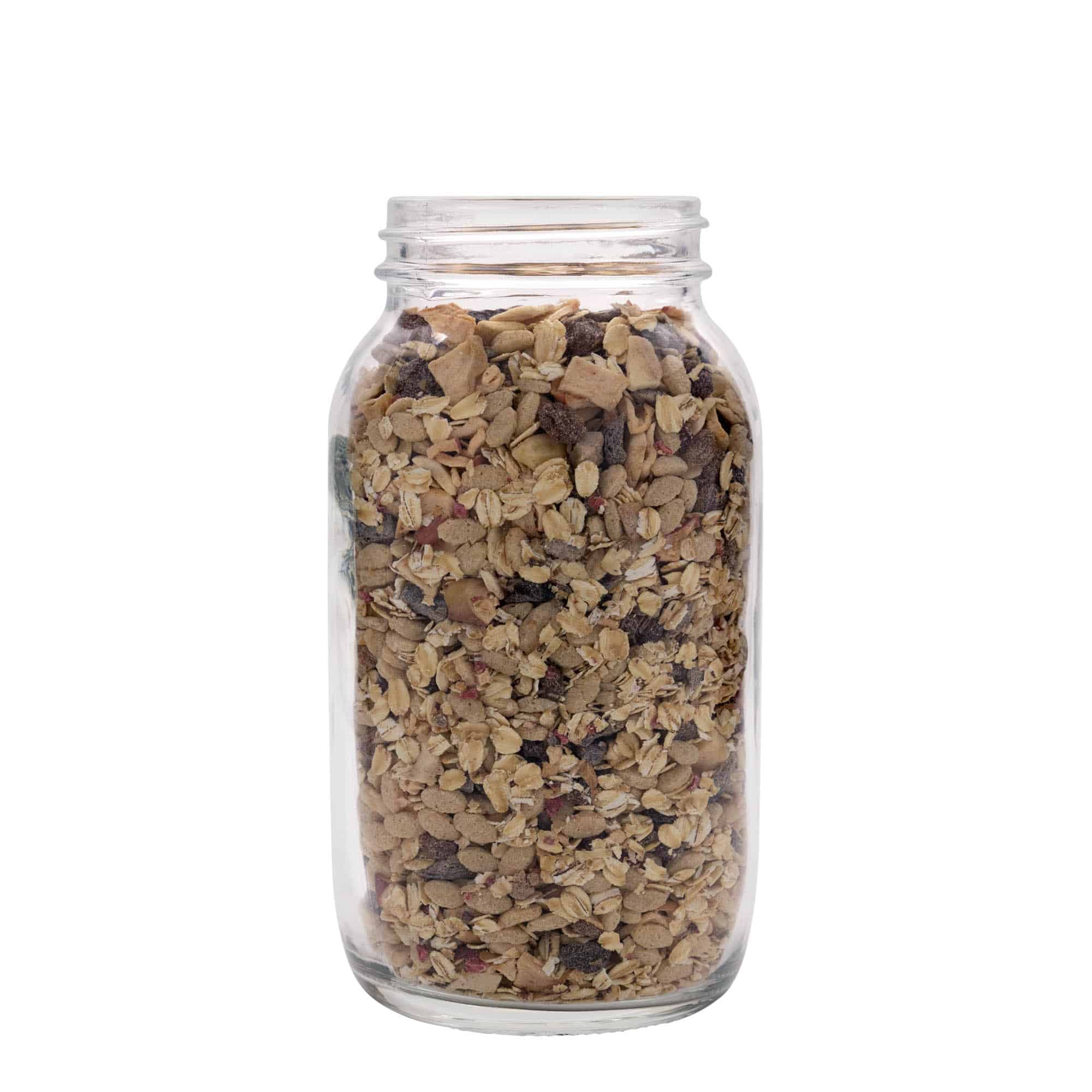 1.500 ml Frasco de vidro 'Quattro Stagioni', Boca: Tampa de rosca 1.500 ml Frasco de vidro 'Quattro Stagioni', Boca: Tampa de rosca