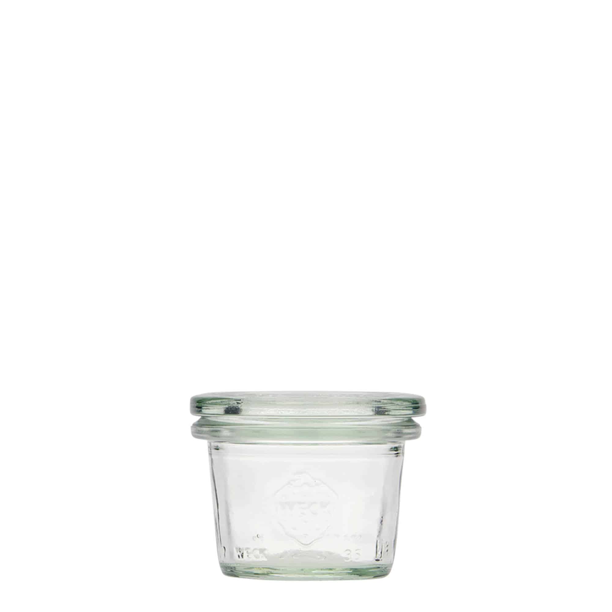 35 ml Frasco cilíndrico WECK, boca: Borda redonda 35 ml Frasco cilíndrico WECK, boca: Borda redonda
