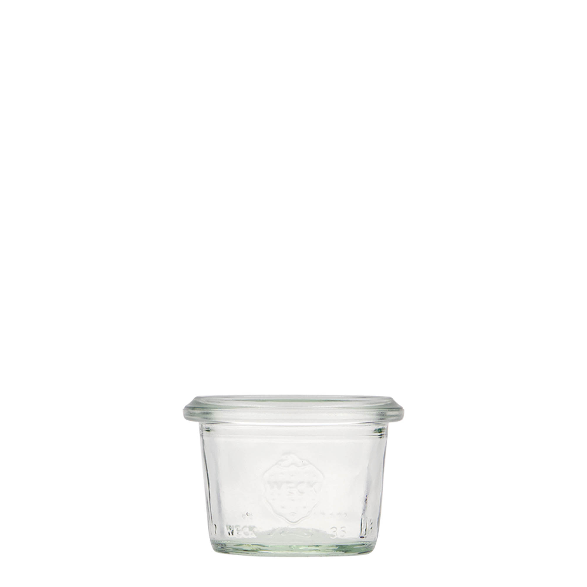 Frasco WECK de 35 ml, boca: borda redonda Frasco WECK de 35 ml, boca: borda redonda
