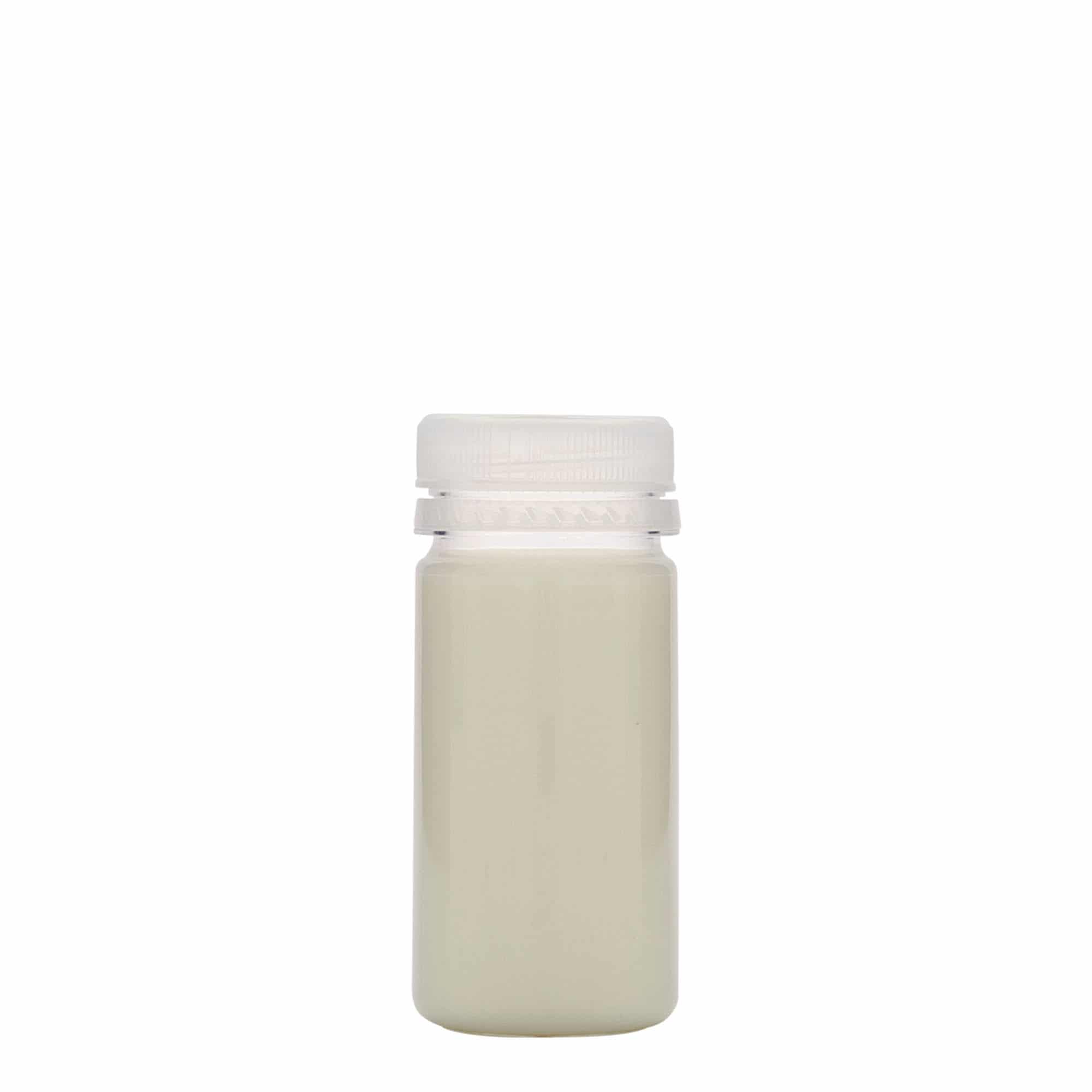 100 ml Garrafa PET 'Everytime', plástico, boca: 38 mm