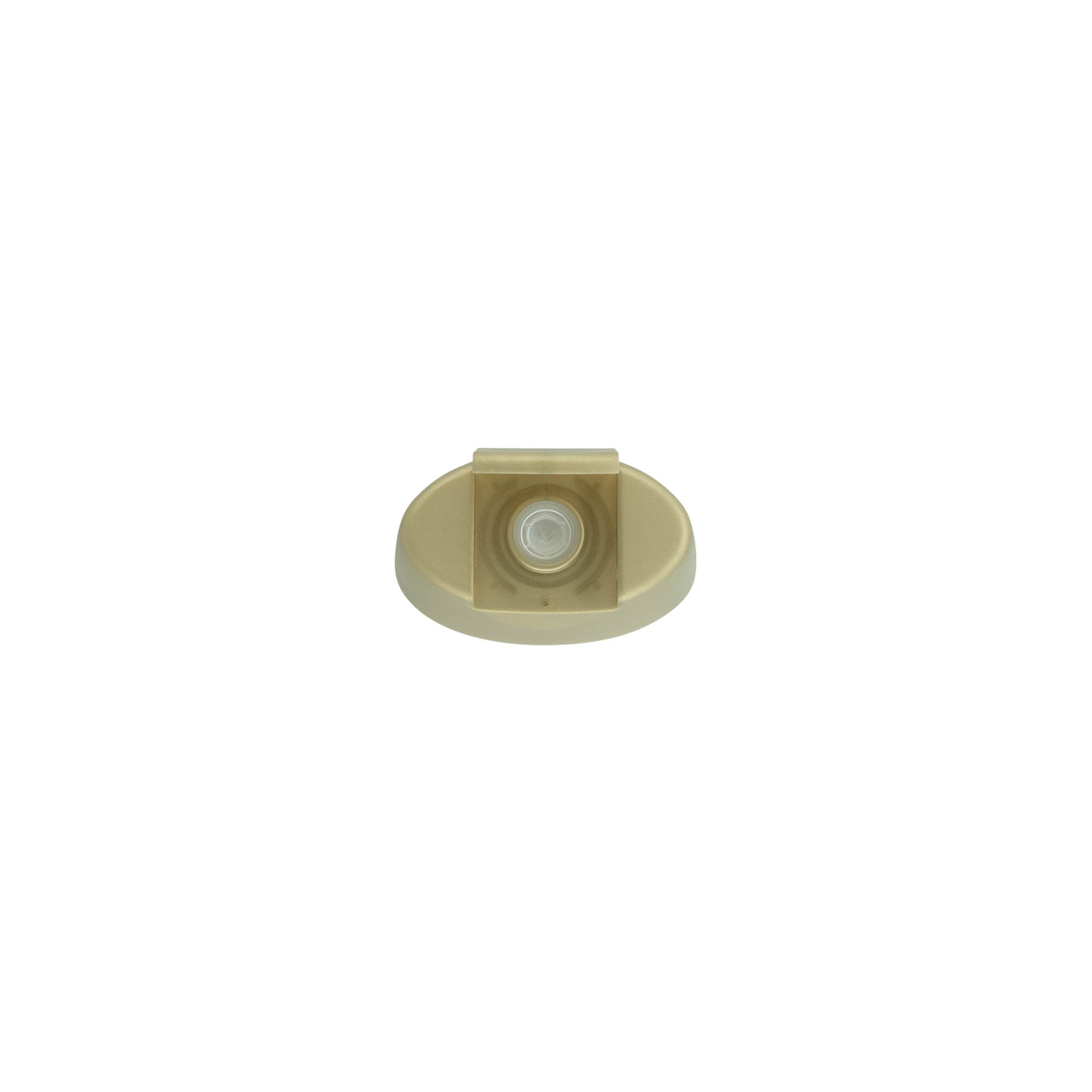 Fecho de encaixe com dobradiça articulada, dourado, para: Frasco squeeze