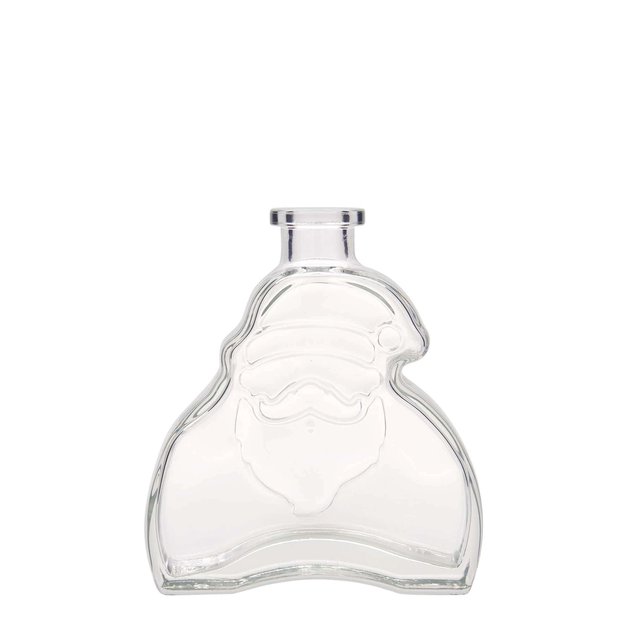 Frasco de vidro de 200 ml 'Pai Natal', Boca: Cortiça