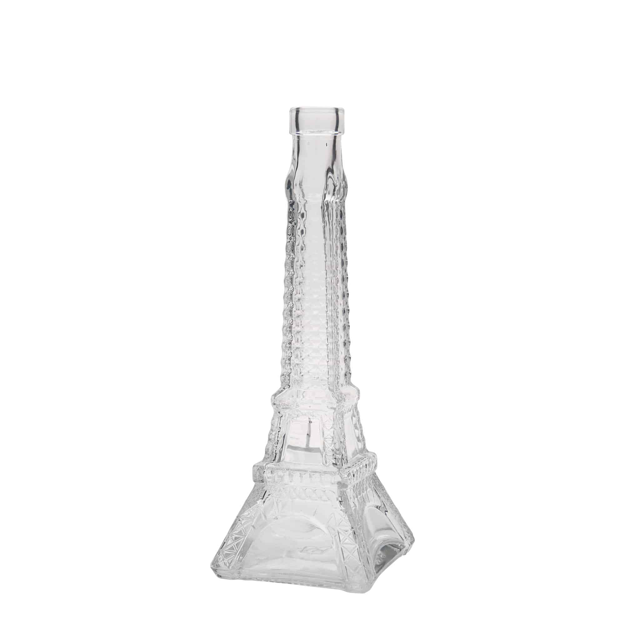 Garrafa de vidro de 200 ml 'Torre Eiffel', abertura: cortiça