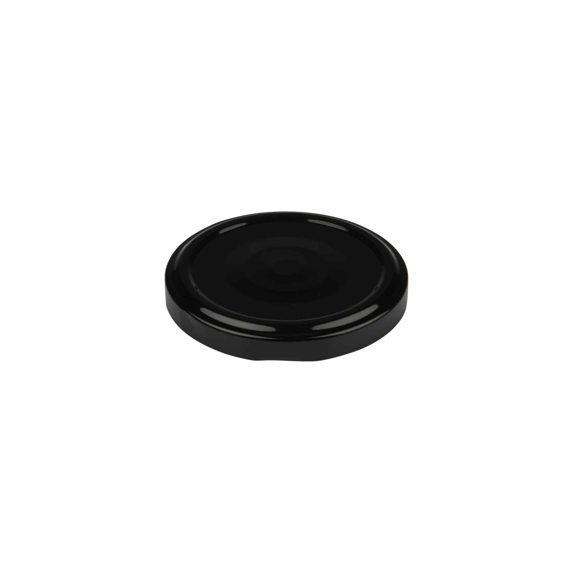 Tampa Twist-Off, folha de flandres, preto, para boca: TO 66