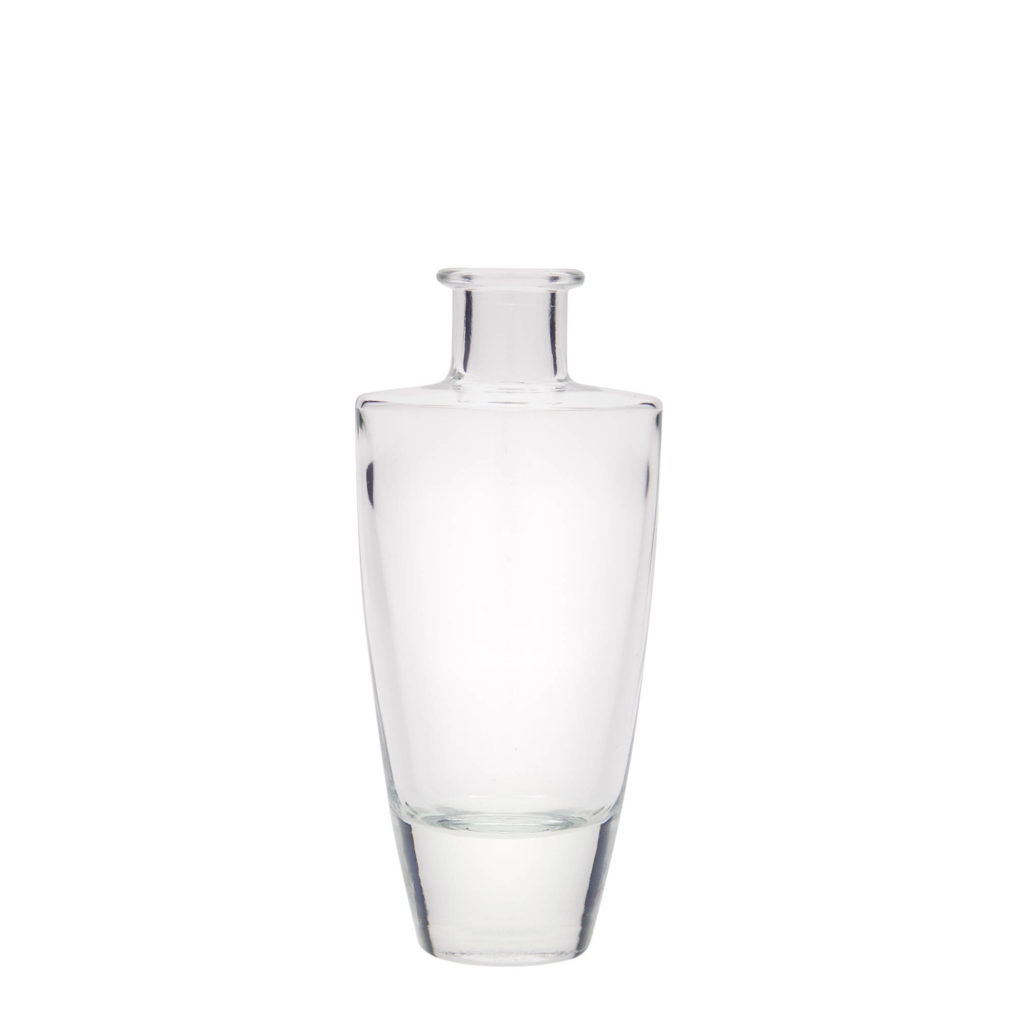 Garrafa de vidro de 200 ml 'Vanessa', oval, boca: cortiça Garrafa de vidro de 200 ml 'Vanessa', oval, boca: cortiça