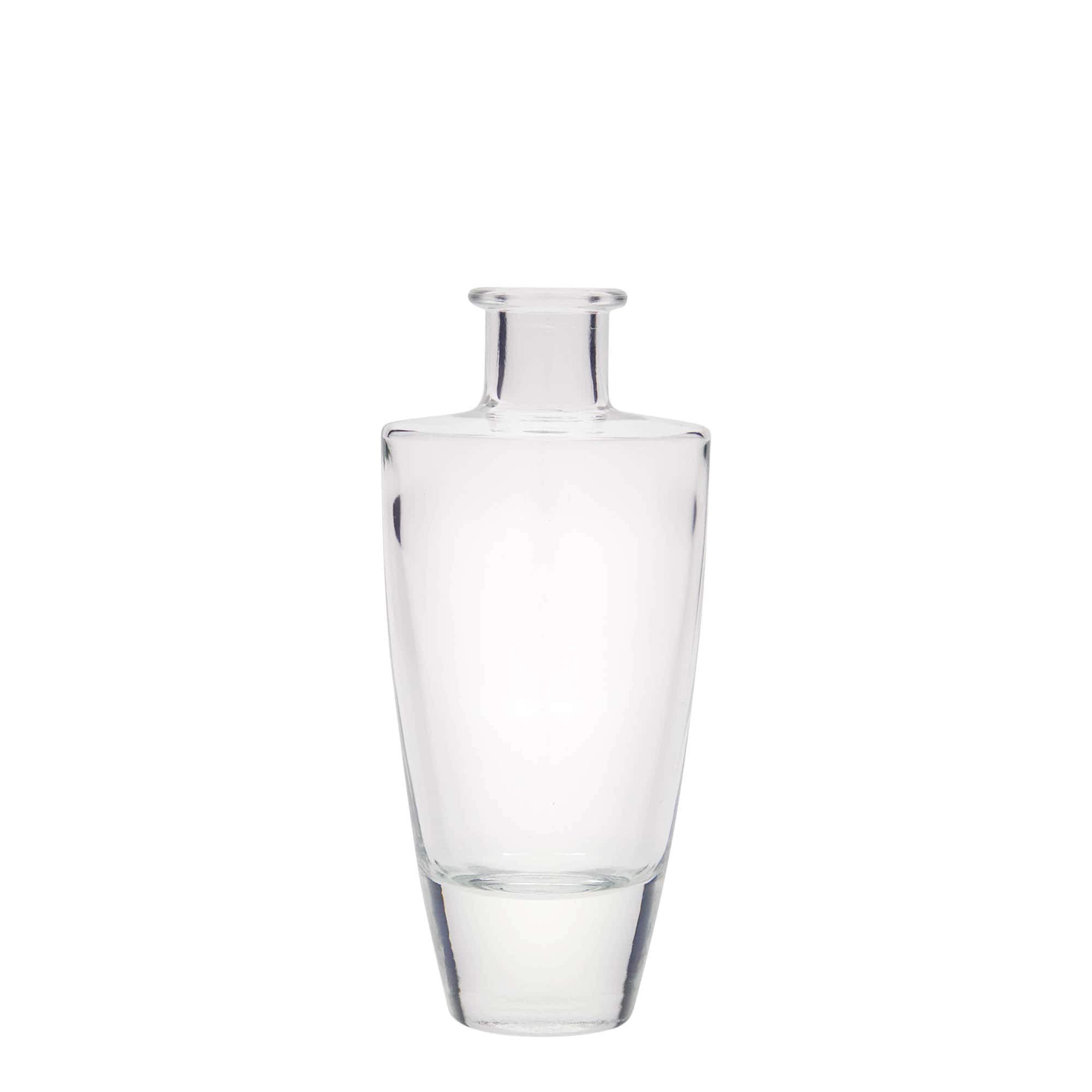 Garrafa de vidro de 200 ml 'Vanessa', oval, boca: cortiça
