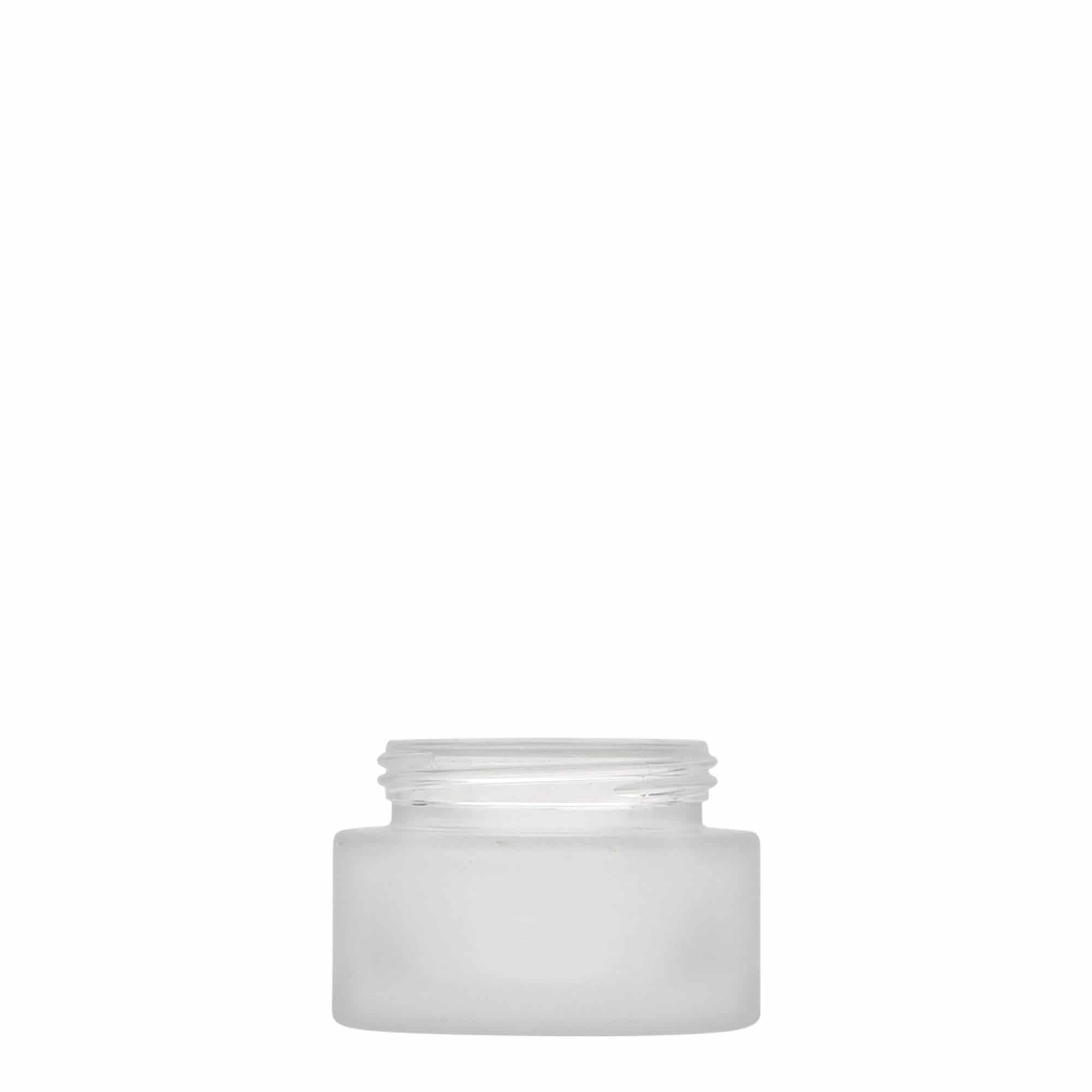 30 ml frasco 'Edição Platina', vidro, fosco, boca: tampa de rosca 30 ml frasco 'Edição Platina', vidro, fosco, boca: tampa de rosca