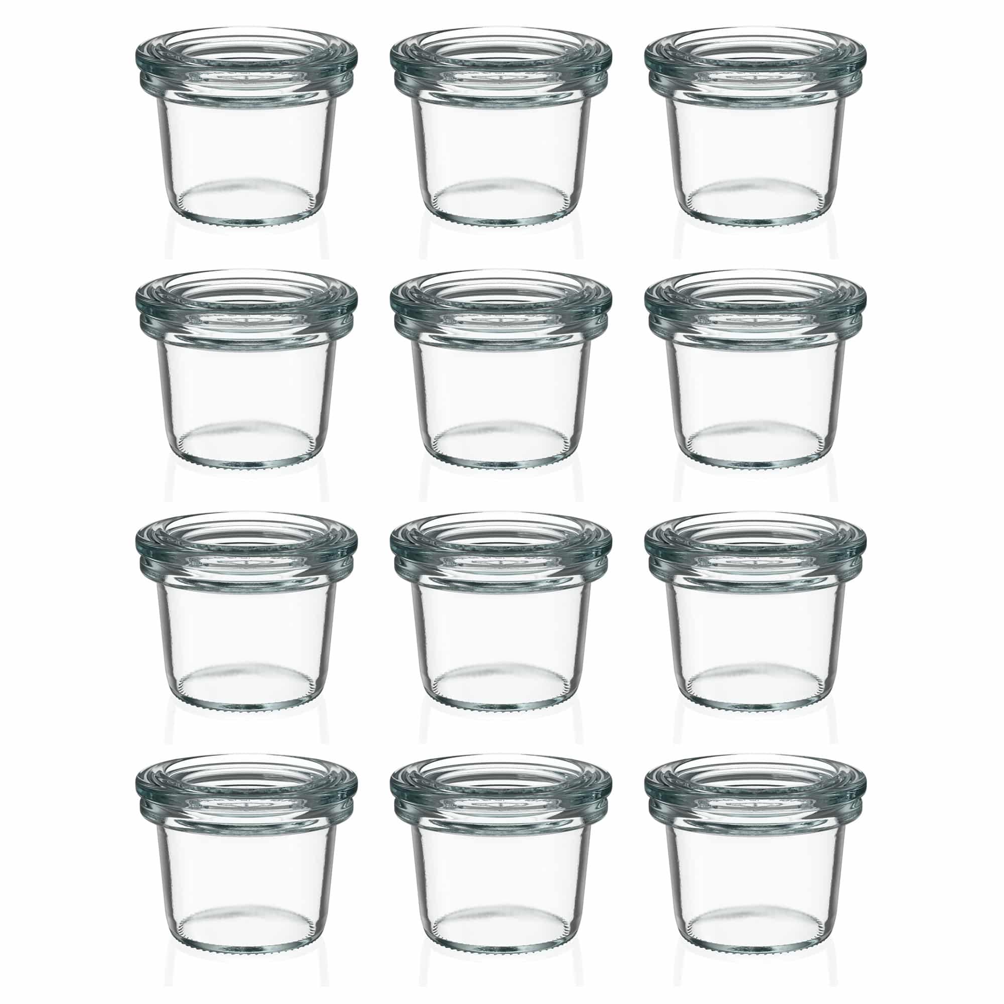 12x 35 ml frasco WECK com tampa de vidro RR 40