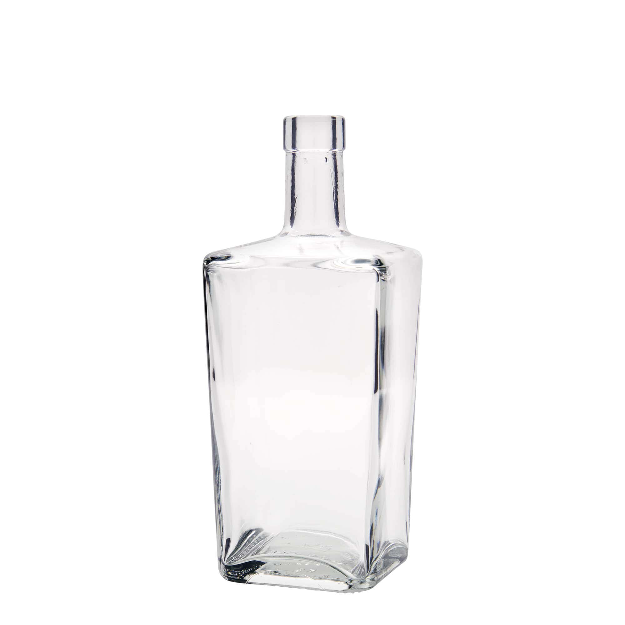 Garrafa de vidro de 700 ml 'Noel', quadrada, boca: cortiça Garrafa de vidro de 700 ml 'Noel', quadrada, boca: cortiça