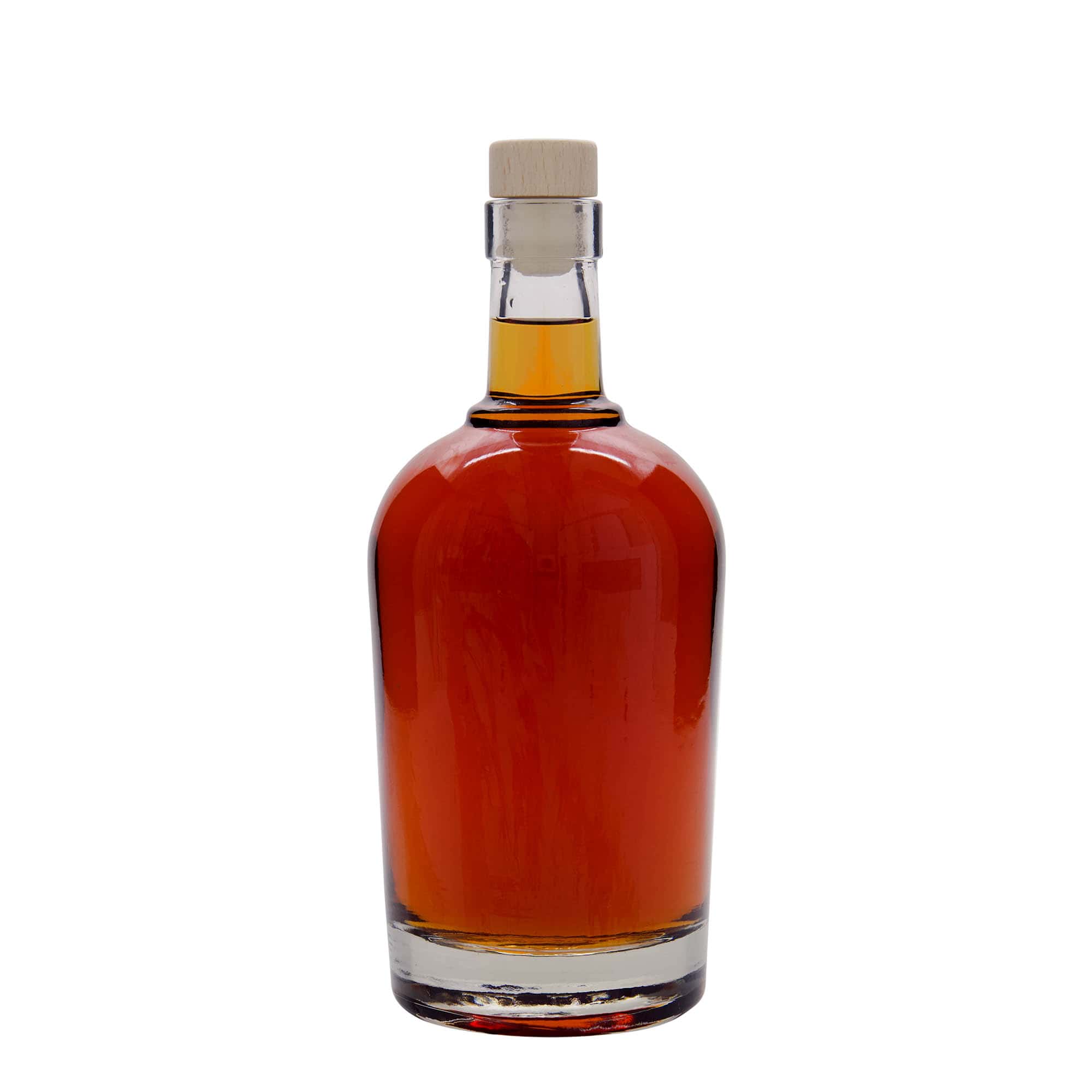 Garrafa de vidro de 700 ml 'Amarillo', boca: cortiça