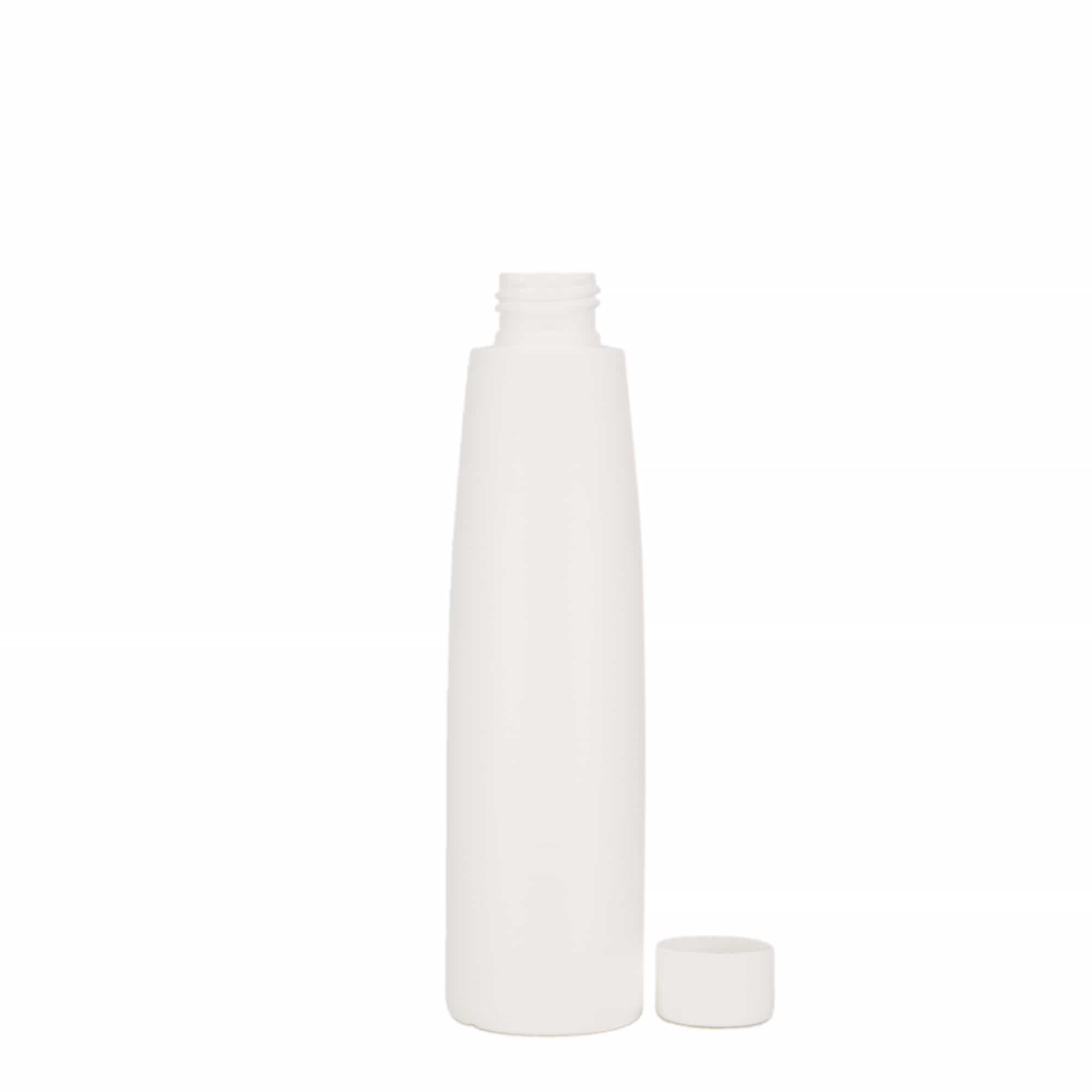 Frasco de plástico 200 ml 'Donald', HDPE, branco, bocal: 24/410