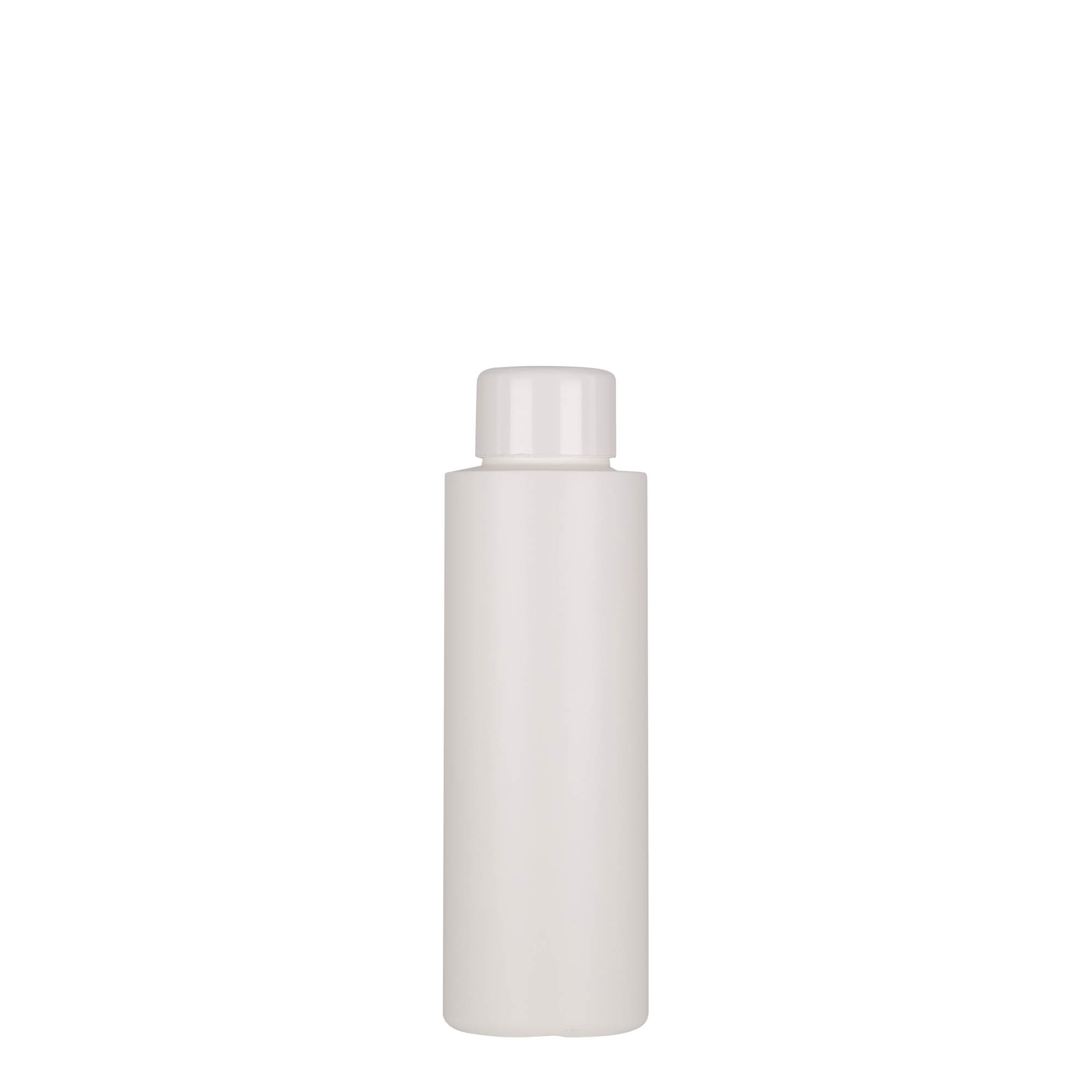 Frasco de plástico 100 ml 'Pipe', HDPE verde, branco, bocal: 24/410