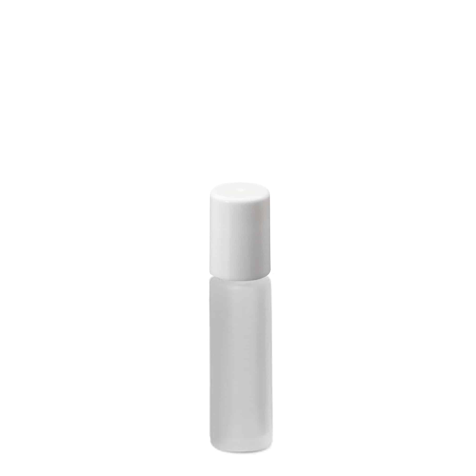 Frasco roll-on de 10 ml, vidro, esmerilado, abertura: tampa de rosca