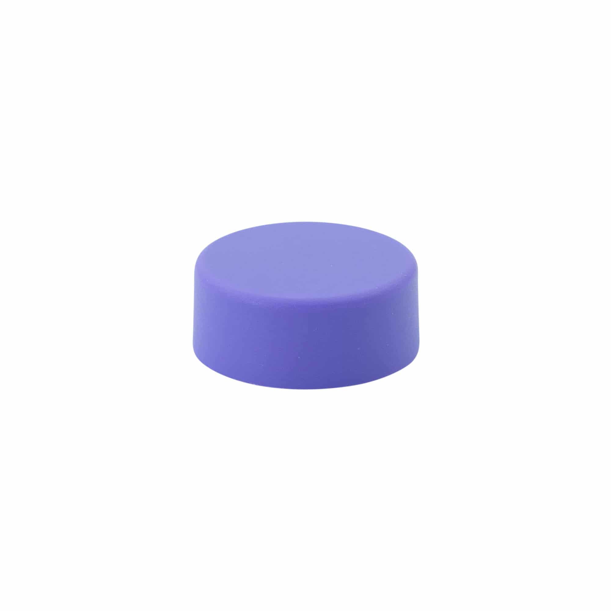 Tampa de rosca, plástico ABS, violeta, para bocal: GPI 28/400