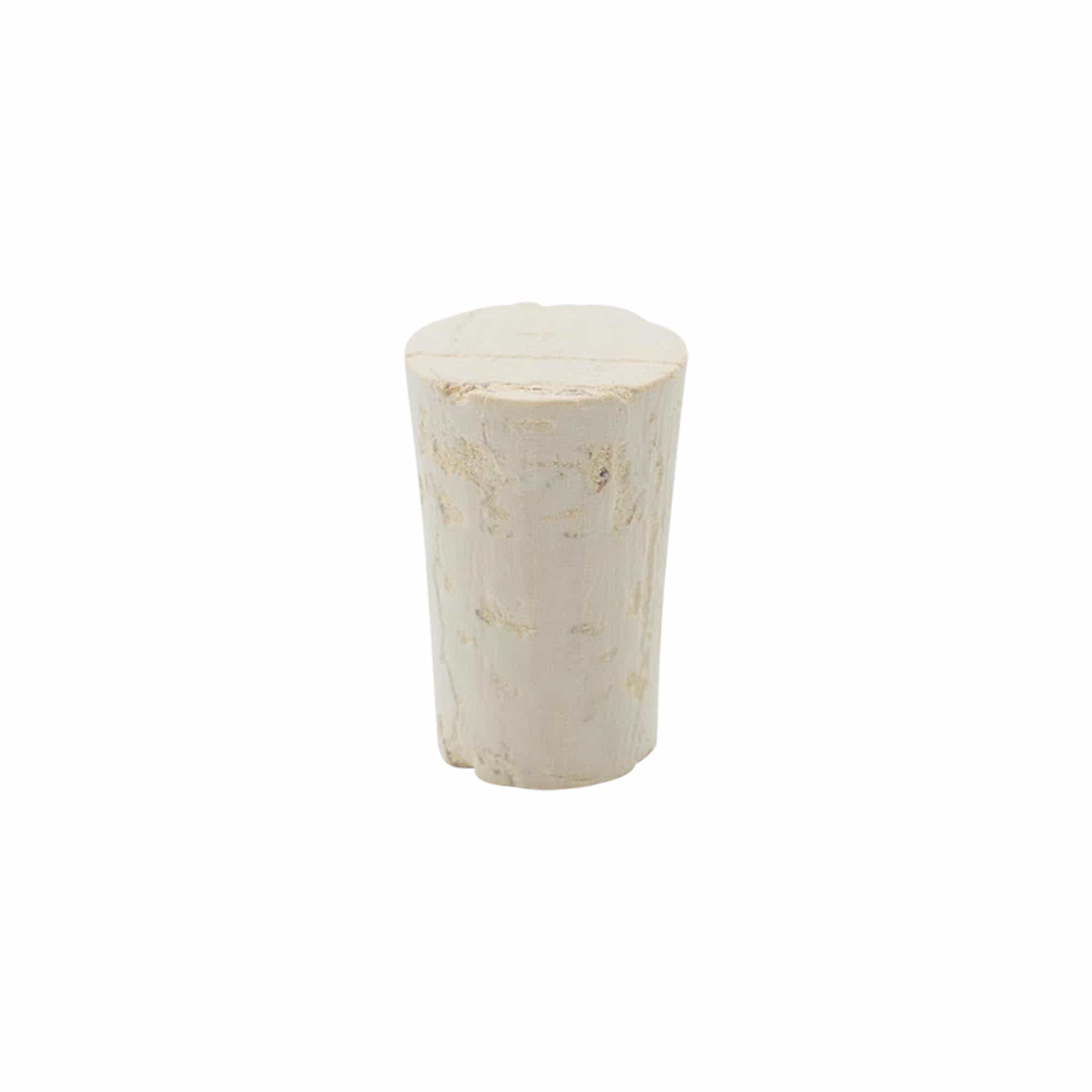 Rolha cónica 17-21 x 33, rolha prensada, bege, para abertura: cortiça