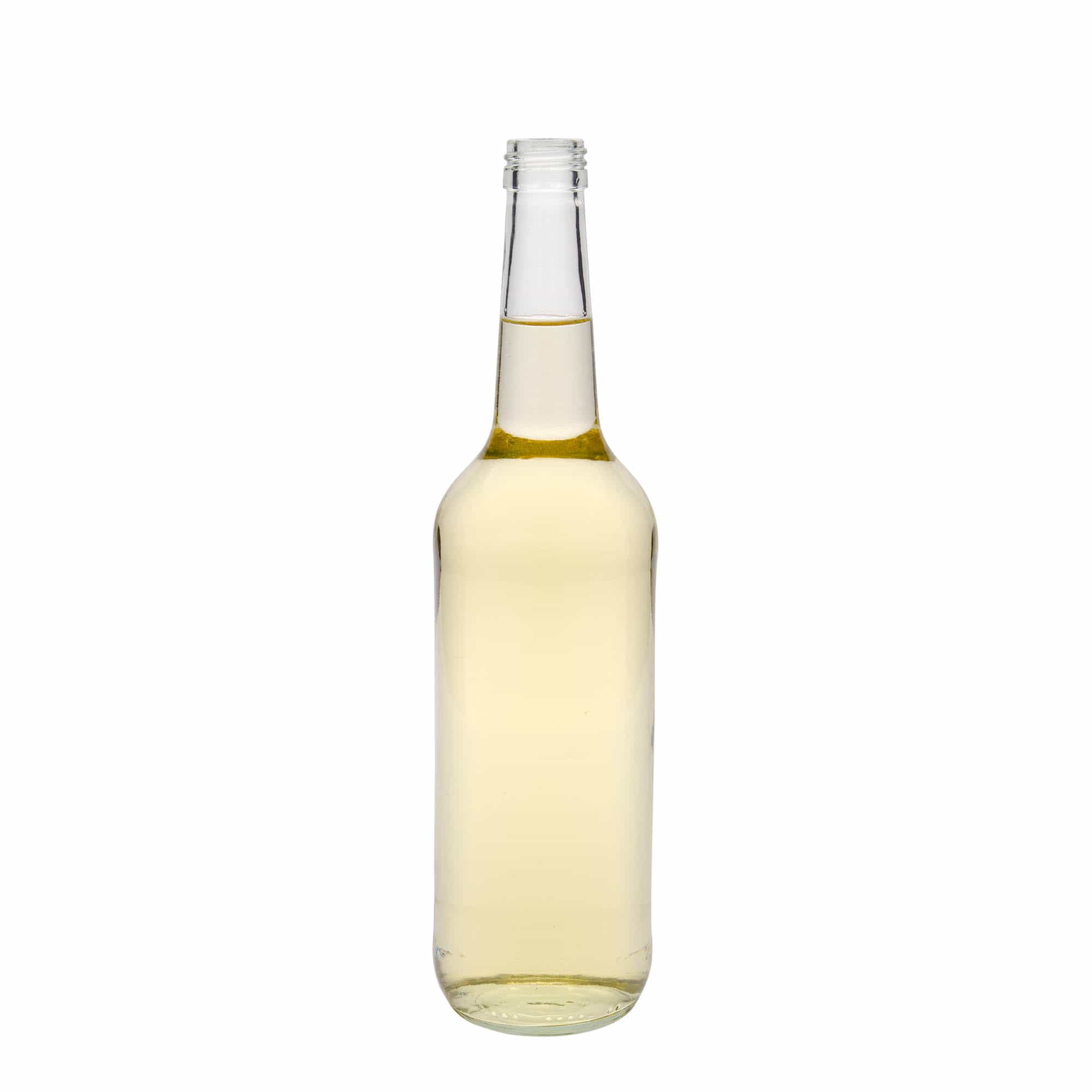 Garrafa de vidro de 700 ml, pescoço direito, boca: PP 28